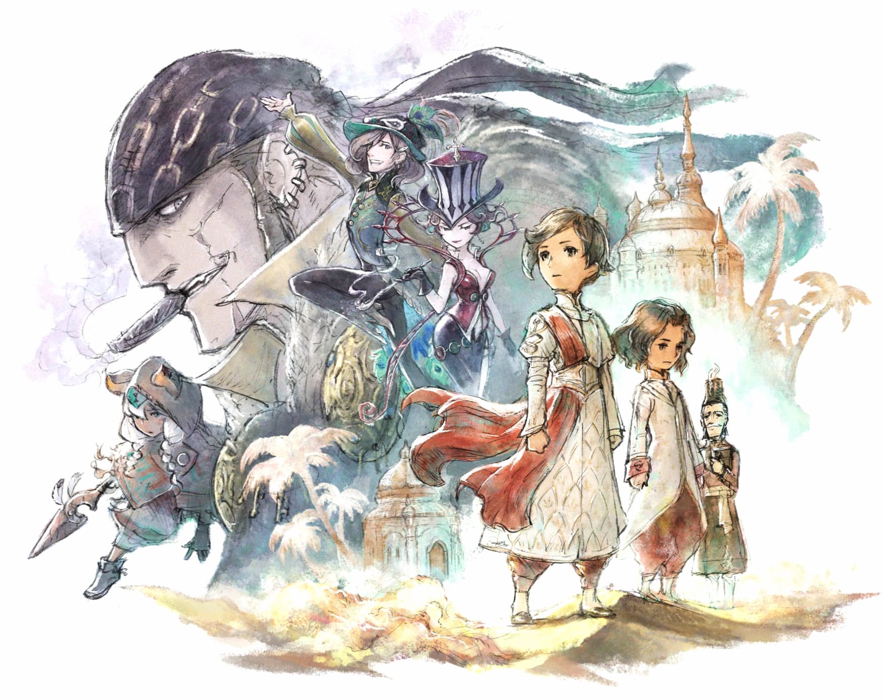 Bravely Default II at 640 x 960 iPhone 4 size wallpapers HD quality