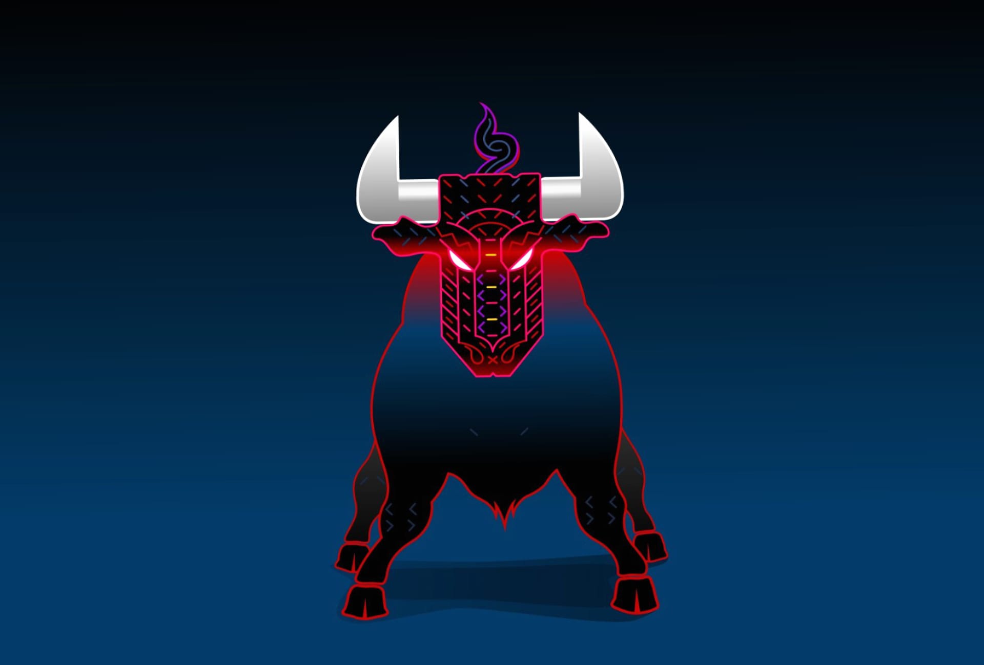 Bull at 750 x 1334 iPhone 6 size wallpapers HD quality