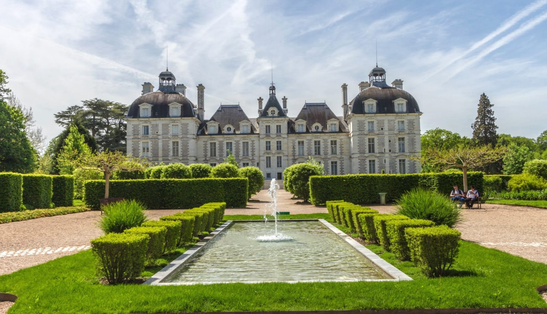Chateau de Cheverny at 1152 x 864 size wallpapers HD quality
