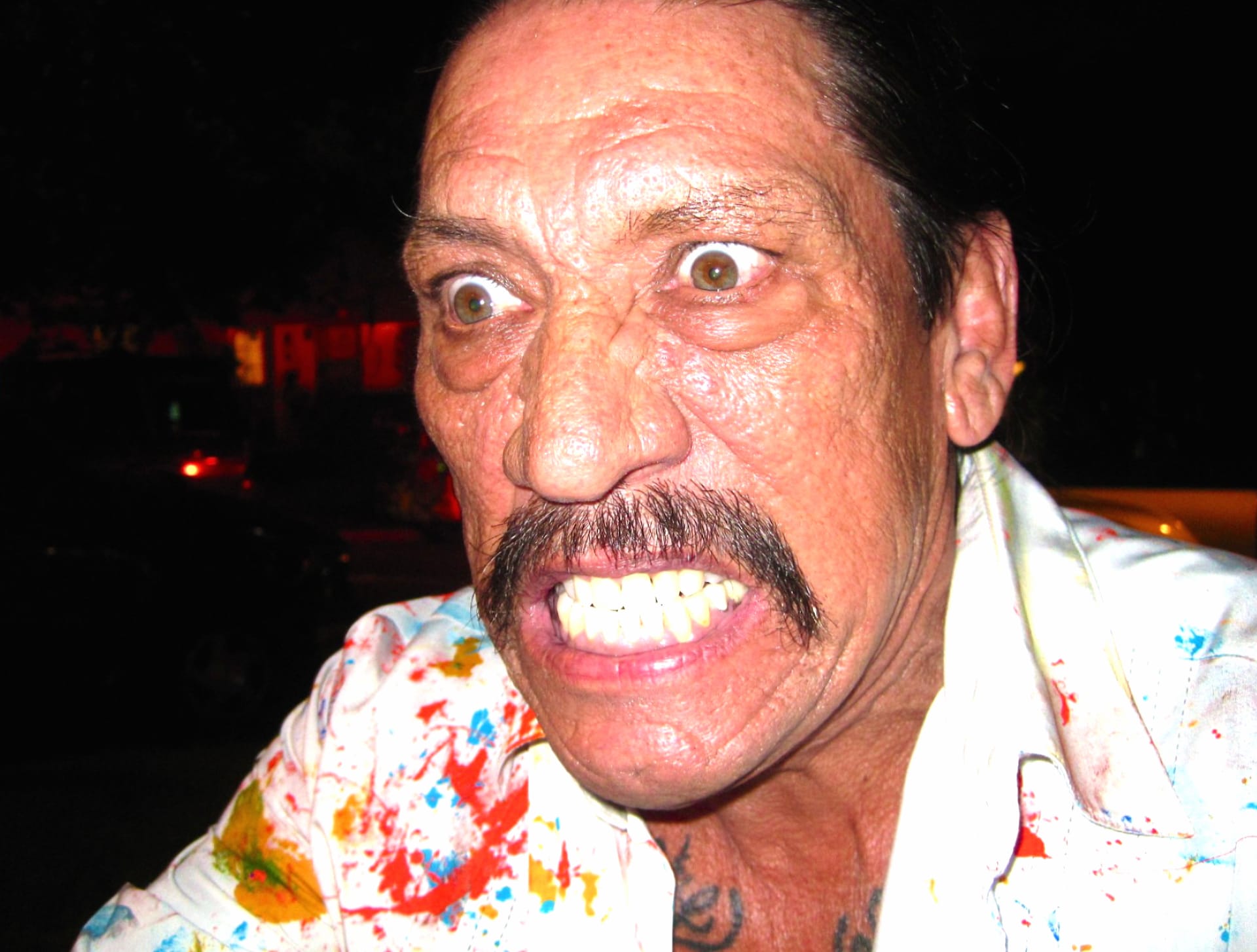 Danny Trejo at 320 x 480 iPhone size wallpapers HD quality