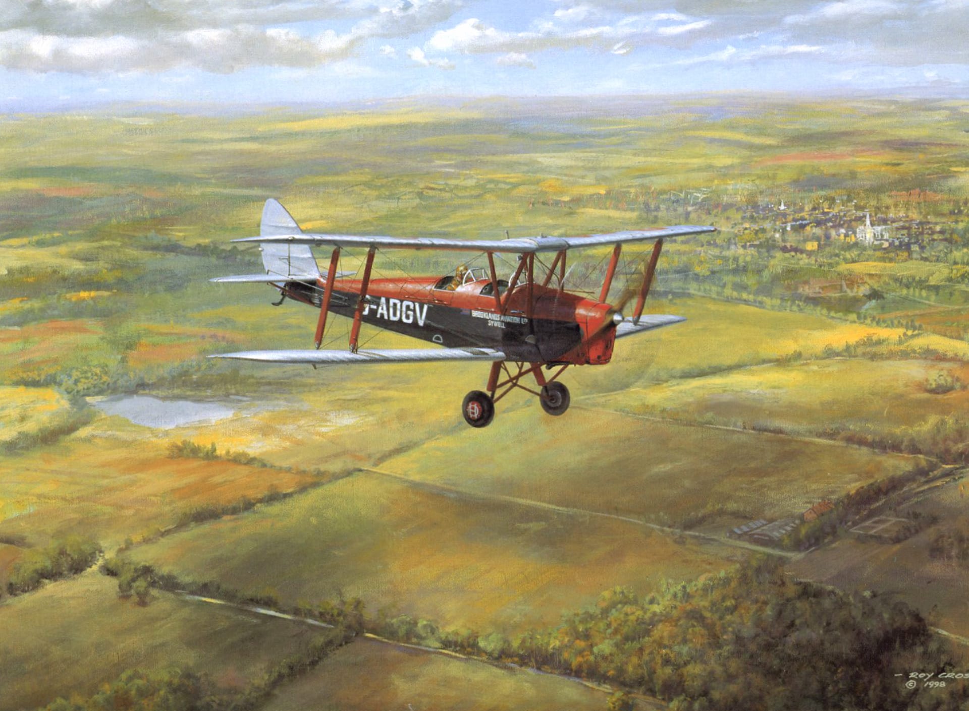 de Havilland Tiger Moth wallpapers HD quality