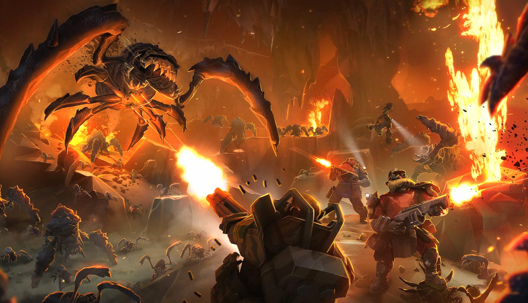 Deep Rock Galactic at 640 x 960 iPhone 4 size wallpapers HD quality