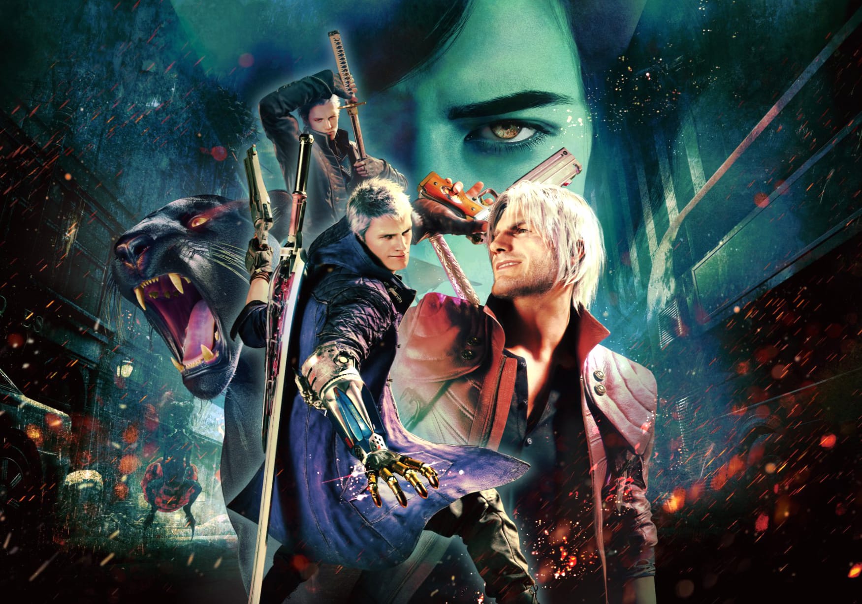 Devil May Cry 5 Special Edition at 320 x 480 iPhone size wallpapers HD quality