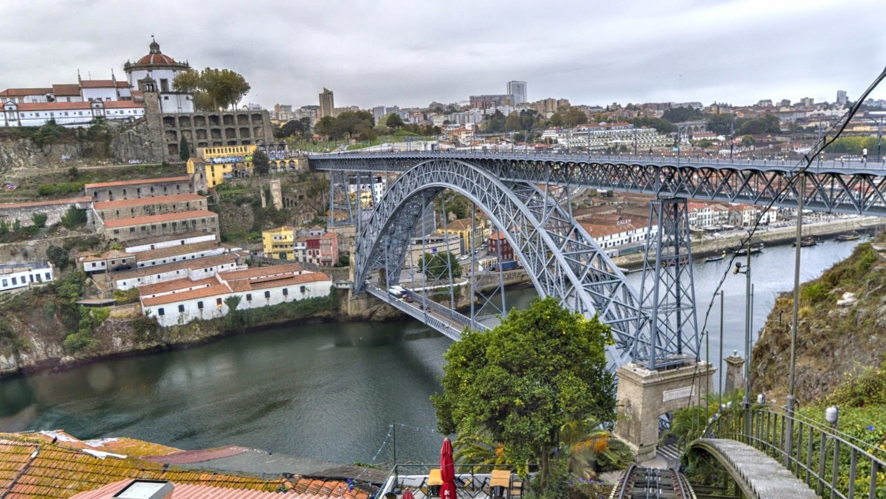 Dom Luis Bridge at 640 x 1136 iPhone 5 size wallpapers HD quality