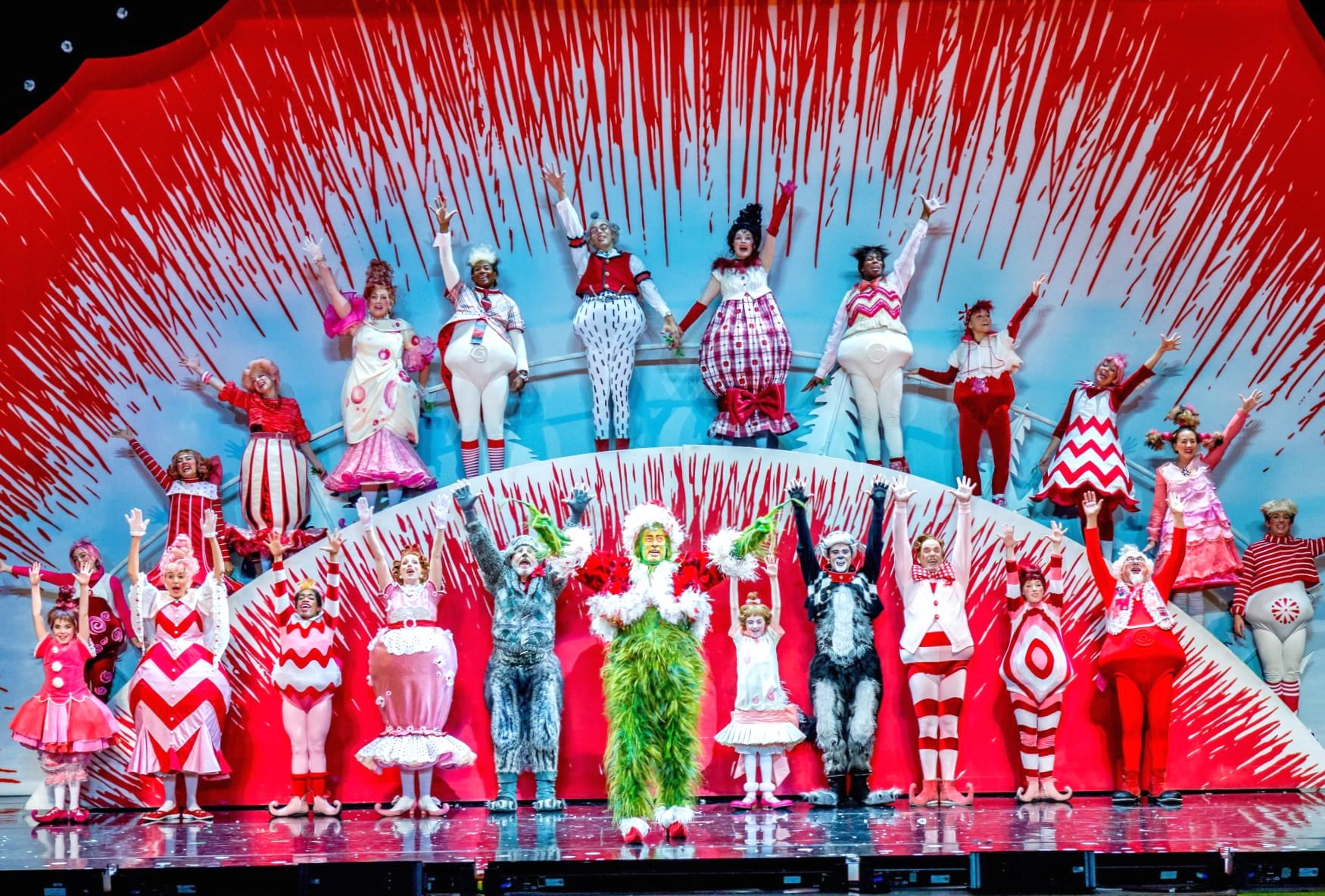 Dr. Seuss The Grinch Musical at 2048 x 2048 iPad size wallpapers HD quality