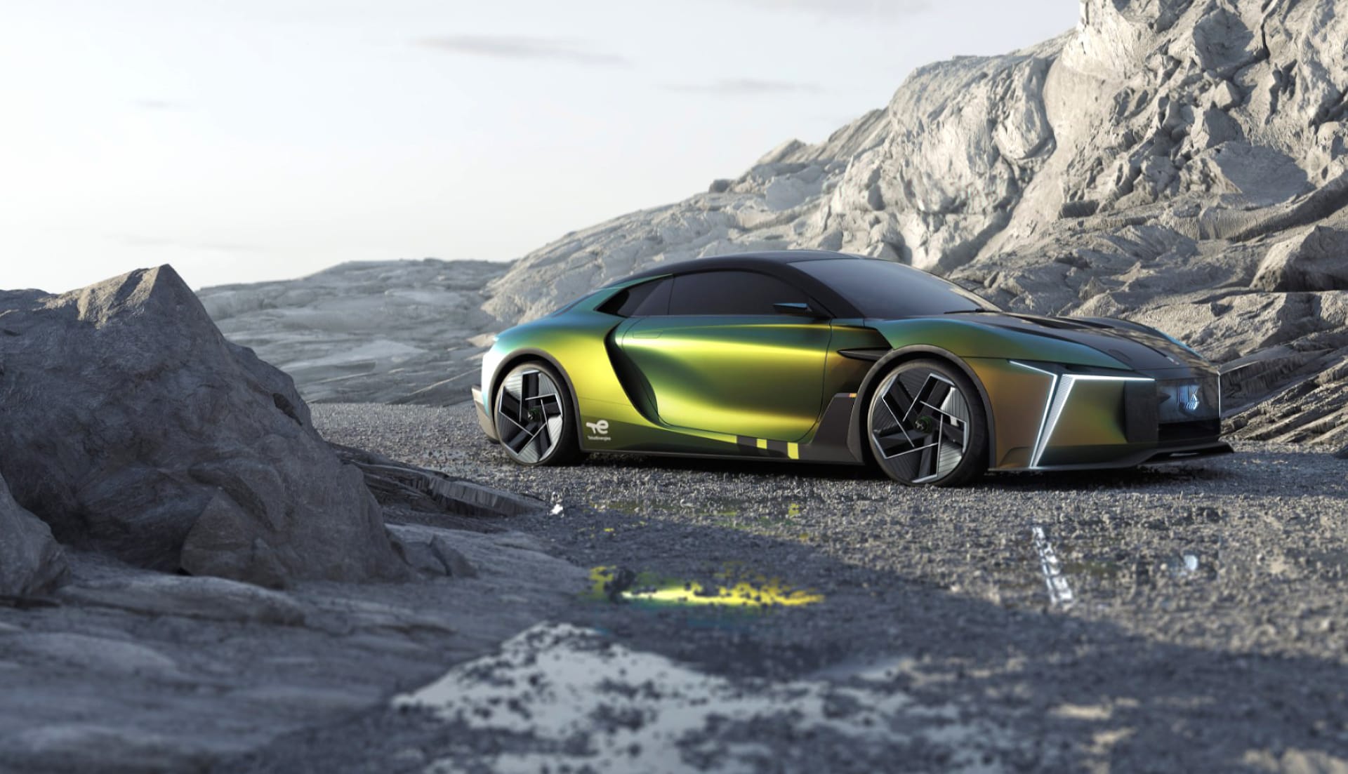 DS E-Tense Performance Concept at 750 x 1334 iPhone 6 size wallpapers HD quality