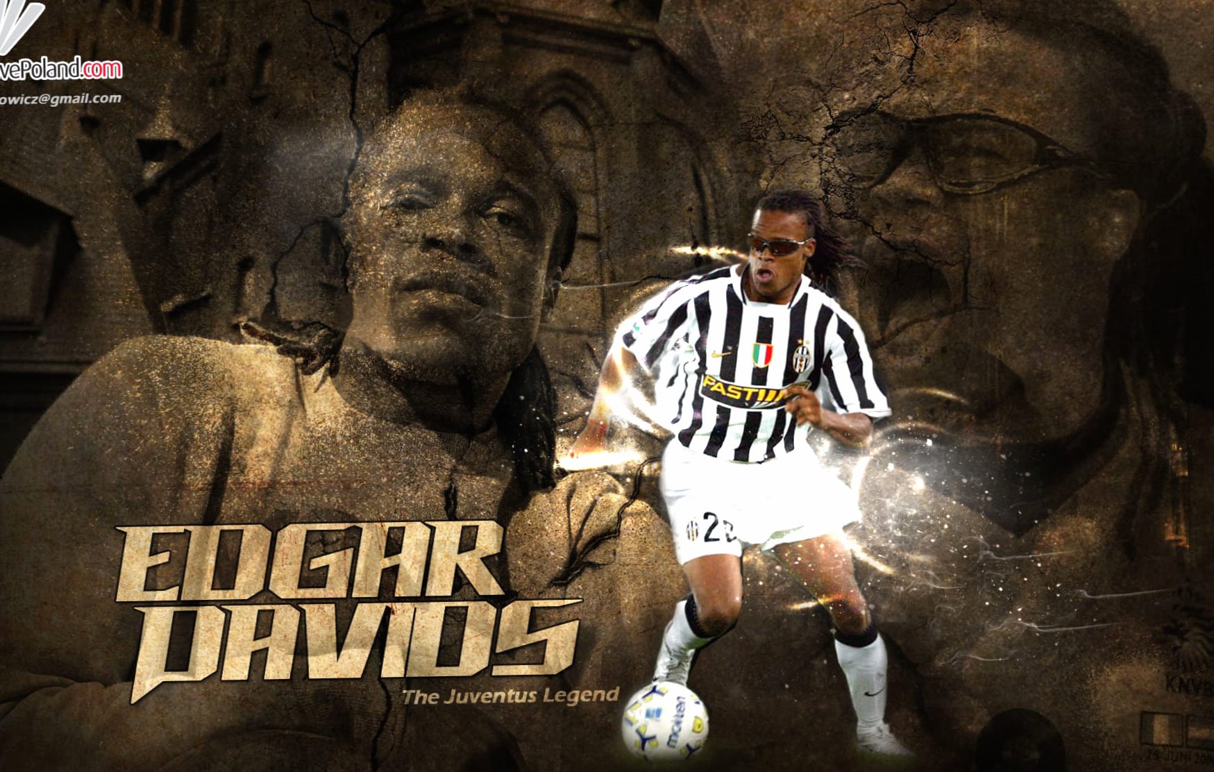 Edgar Davids at 640 x 960 iPhone 4 size wallpapers HD quality