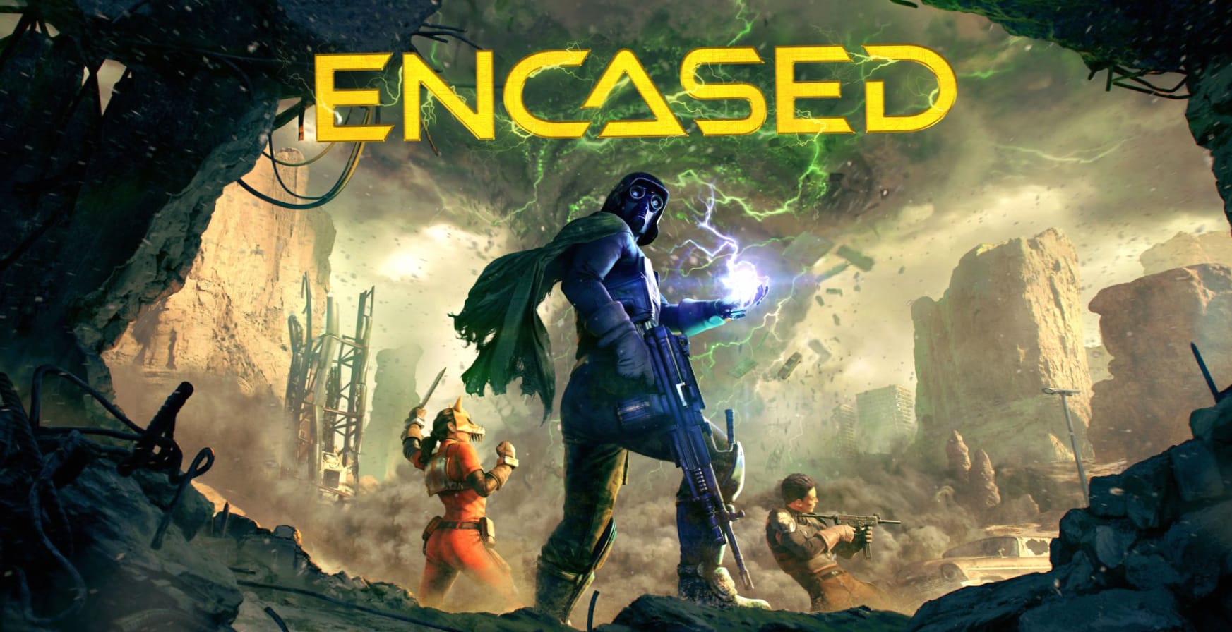 Encased A Sci-Fi Post-Apocalyptic RPG at 1024 x 1024 iPad size wallpapers HD quality
