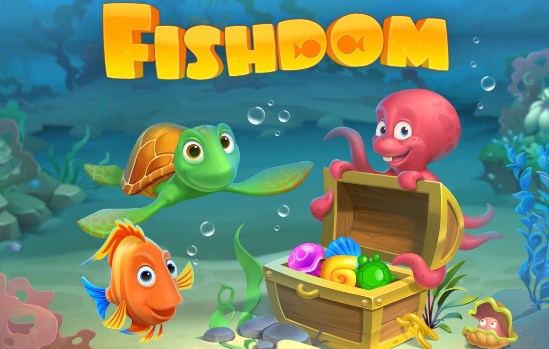 Fishdom at 1024 x 1024 iPad size wallpapers HD quality