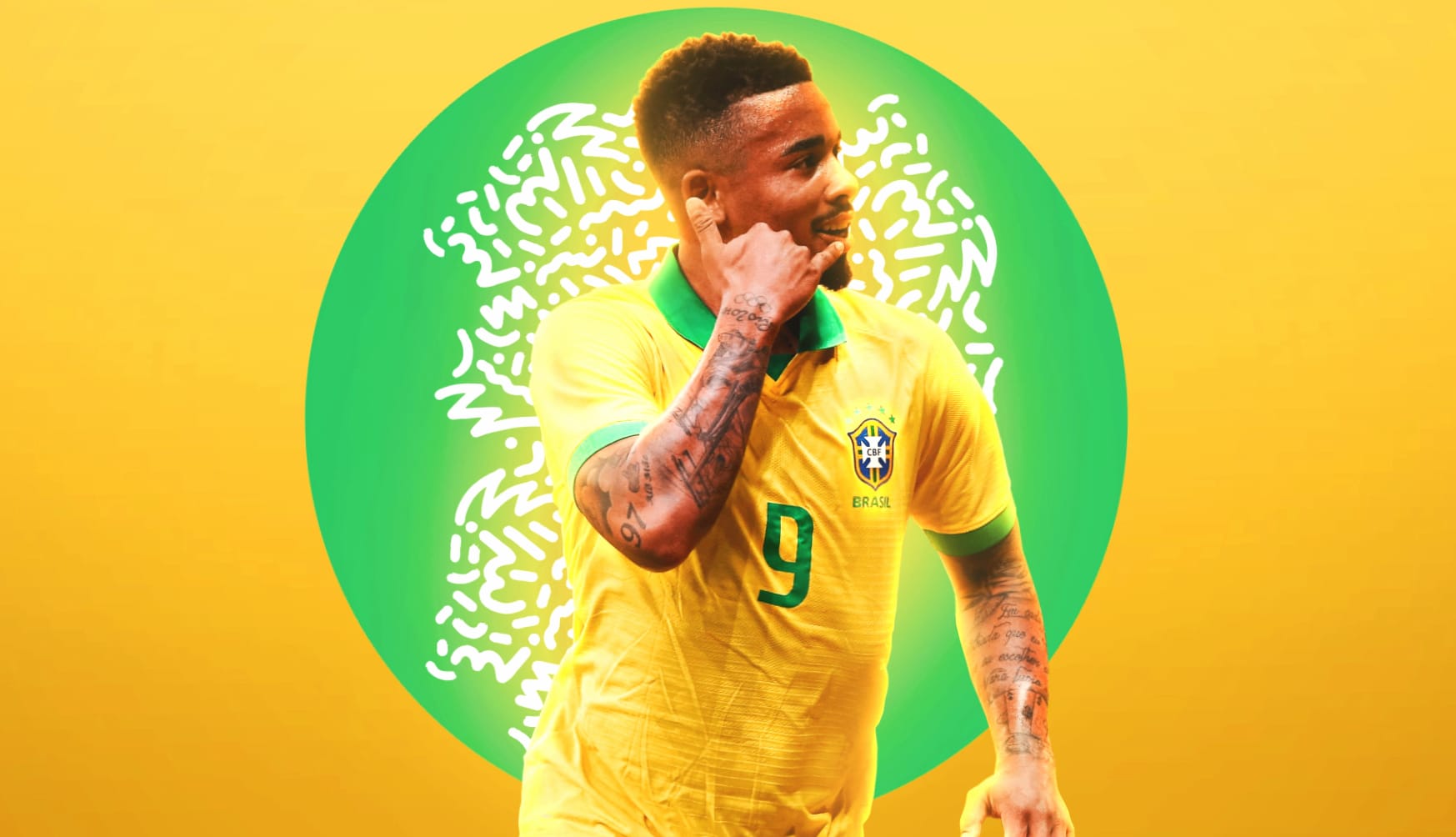 Gabriel Jesus at 1600 x 1200 size wallpapers HD quality