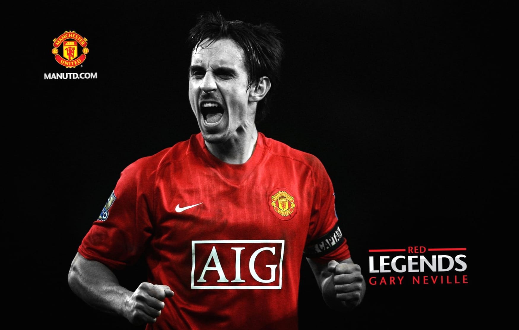 Gary Neville at 1600 x 1200 size wallpapers HD quality
