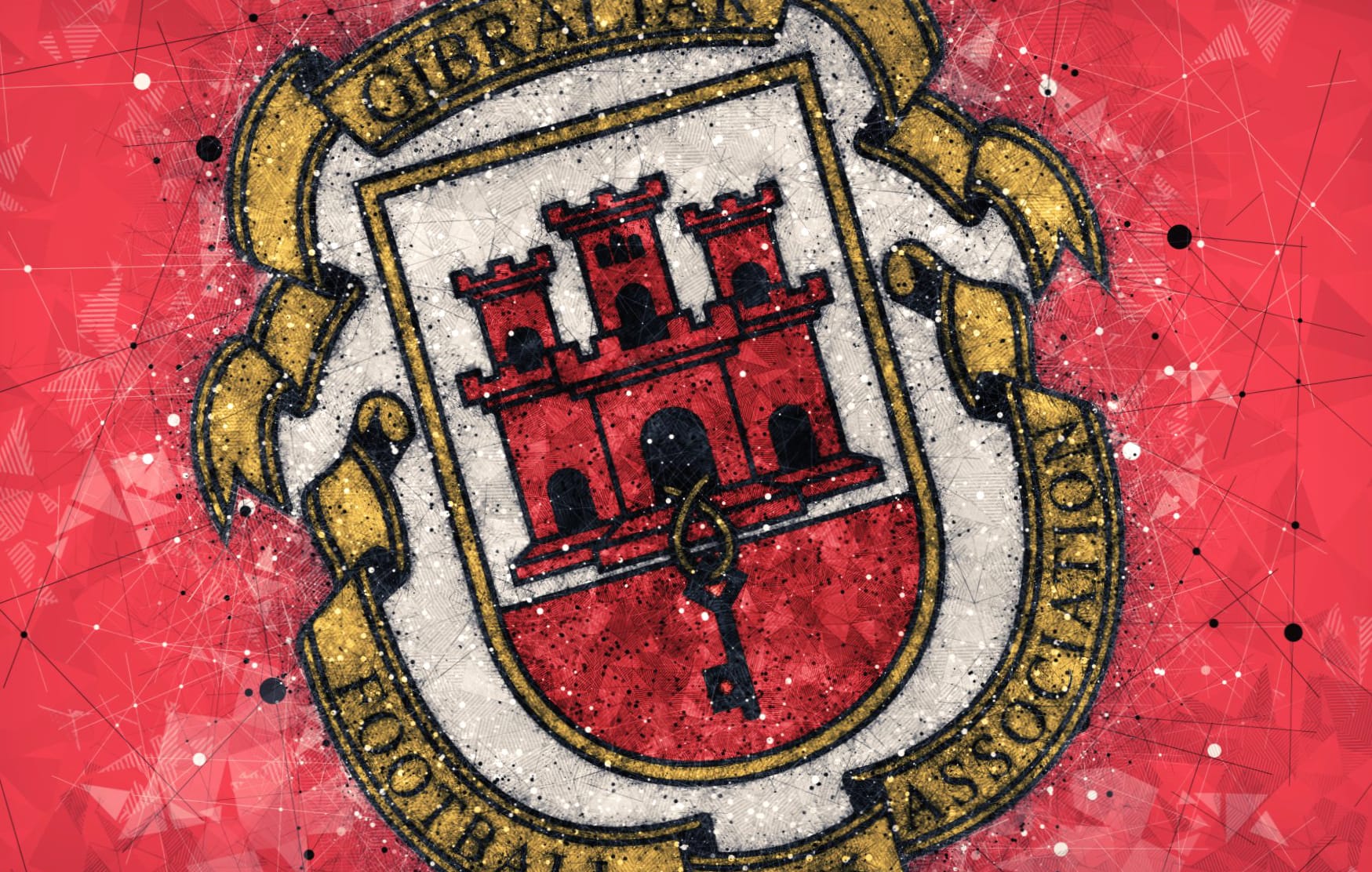 Gibraltar National Football Team at 2048 x 2048 iPad size wallpapers HD quality
