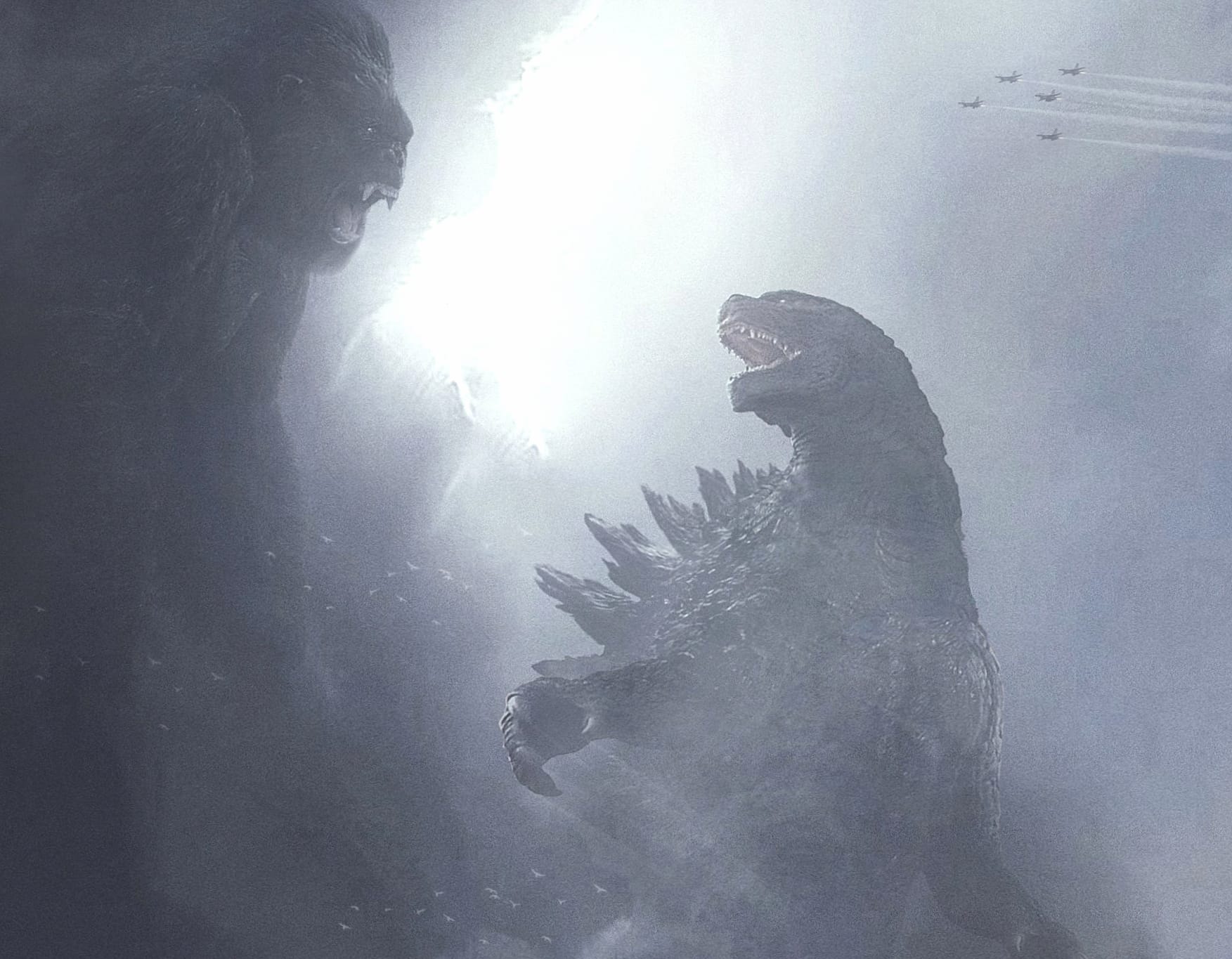 Godzilla vs Kong at 1024 x 1024 iPad size wallpapers HD quality