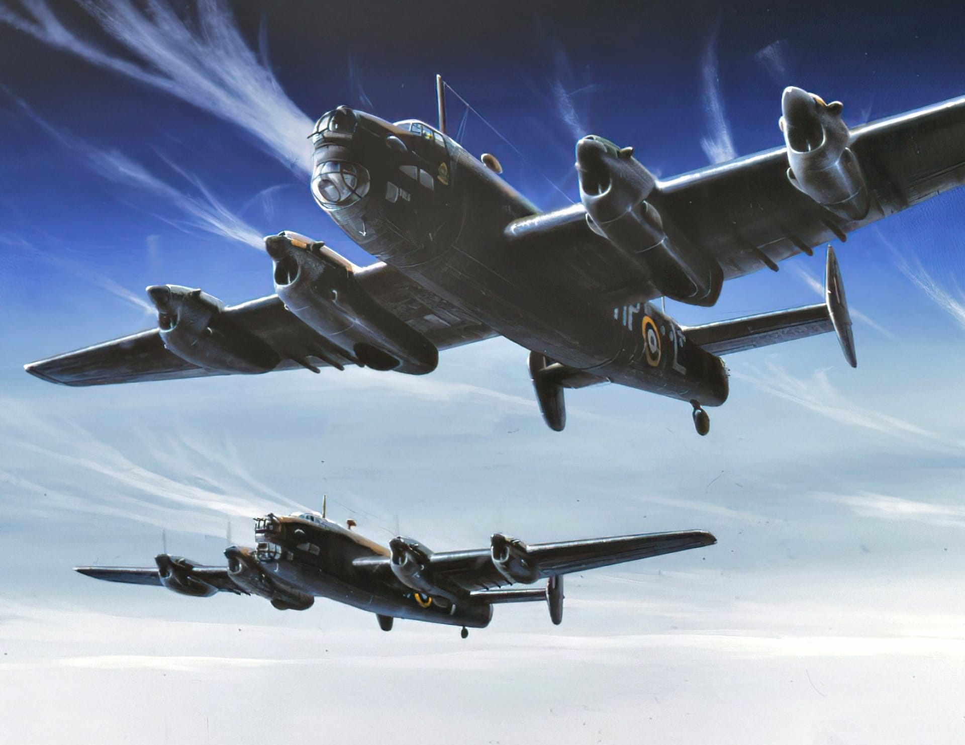 Handley Page Halifax at 750 x 1334 iPhone 6 size wallpapers HD quality
