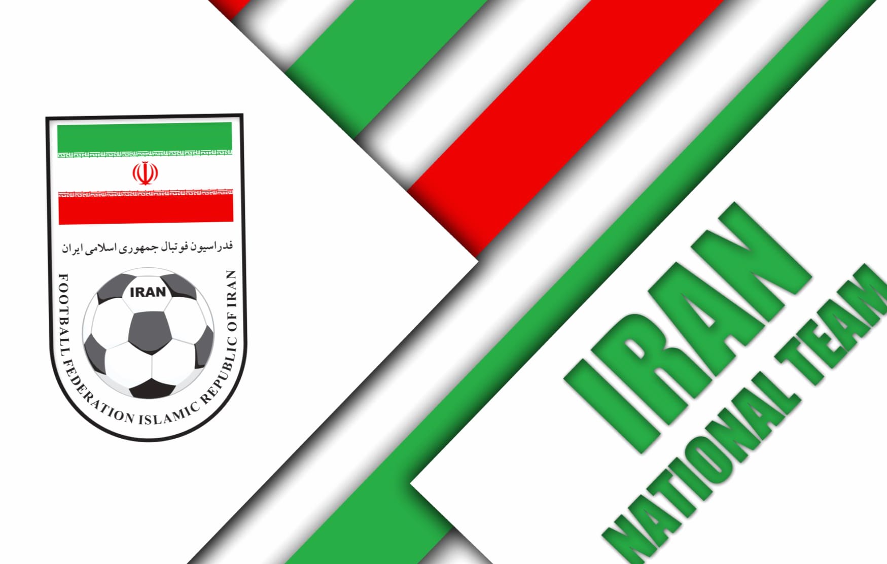 Iran National Football Team at 2048 x 2048 iPad size wallpapers HD quality