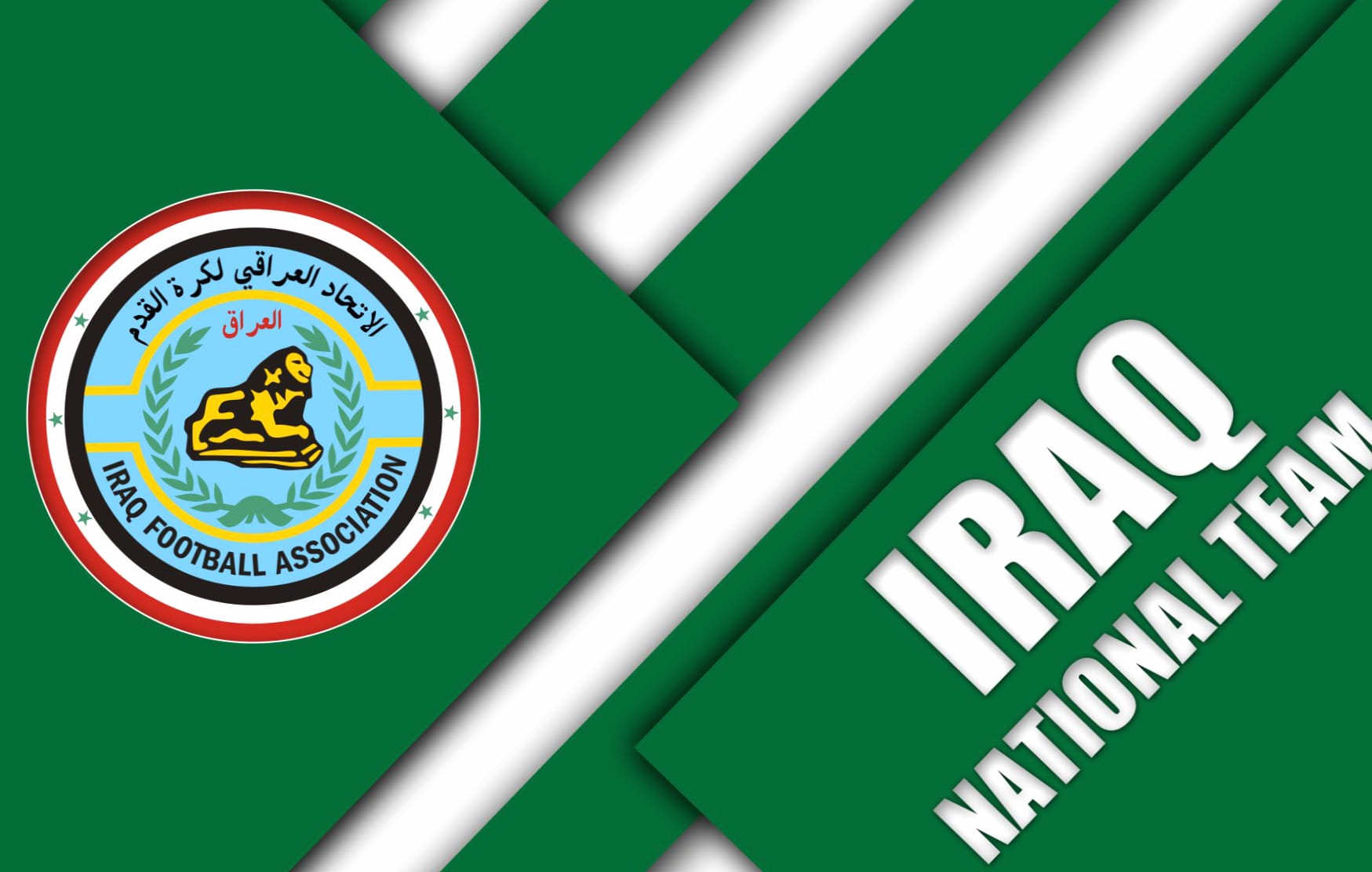 Iraq National Football Team at 2048 x 2048 iPad size wallpapers HD quality