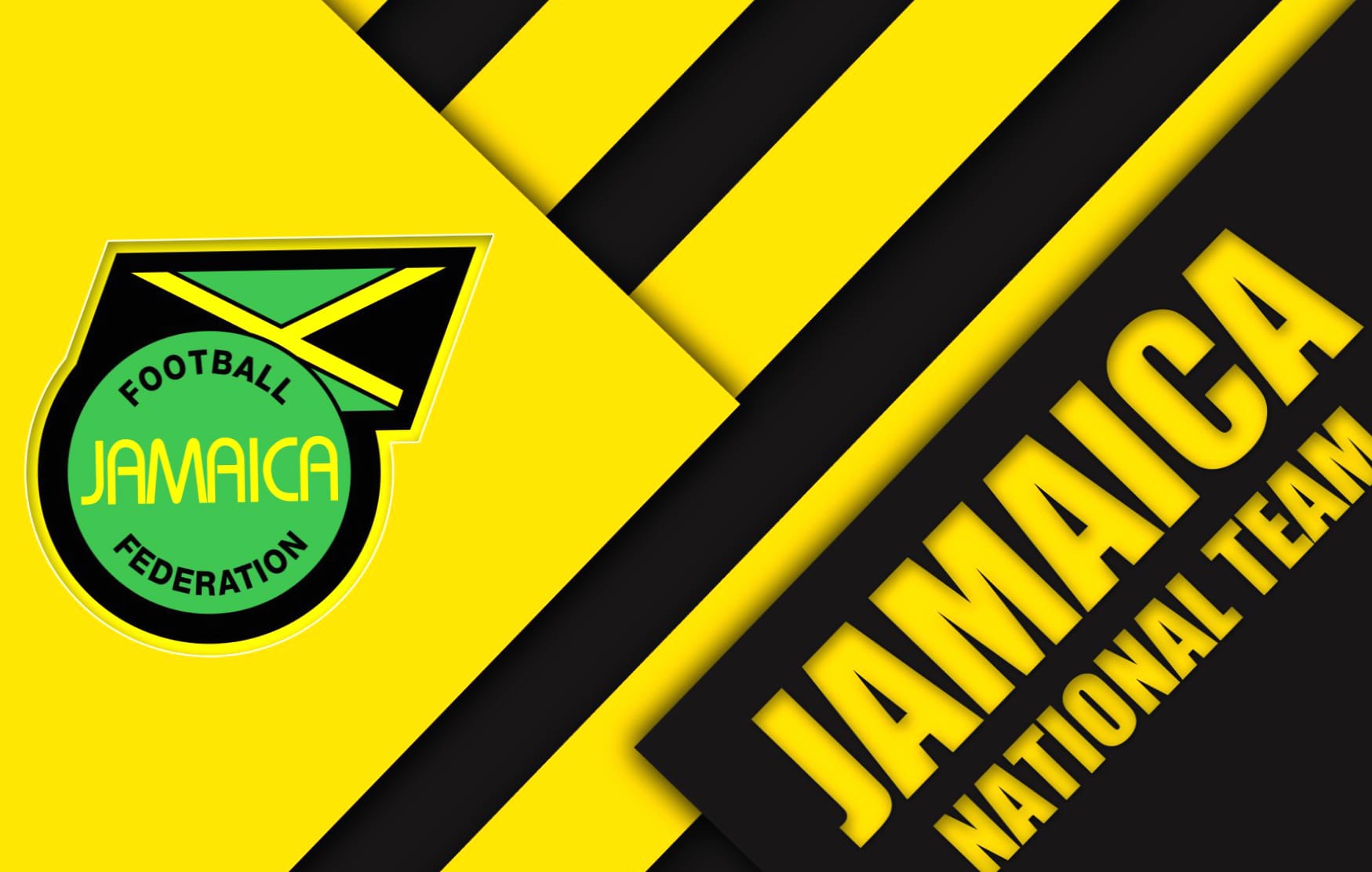 Jamaica National Football Team at 2048 x 2048 iPad size wallpapers HD quality