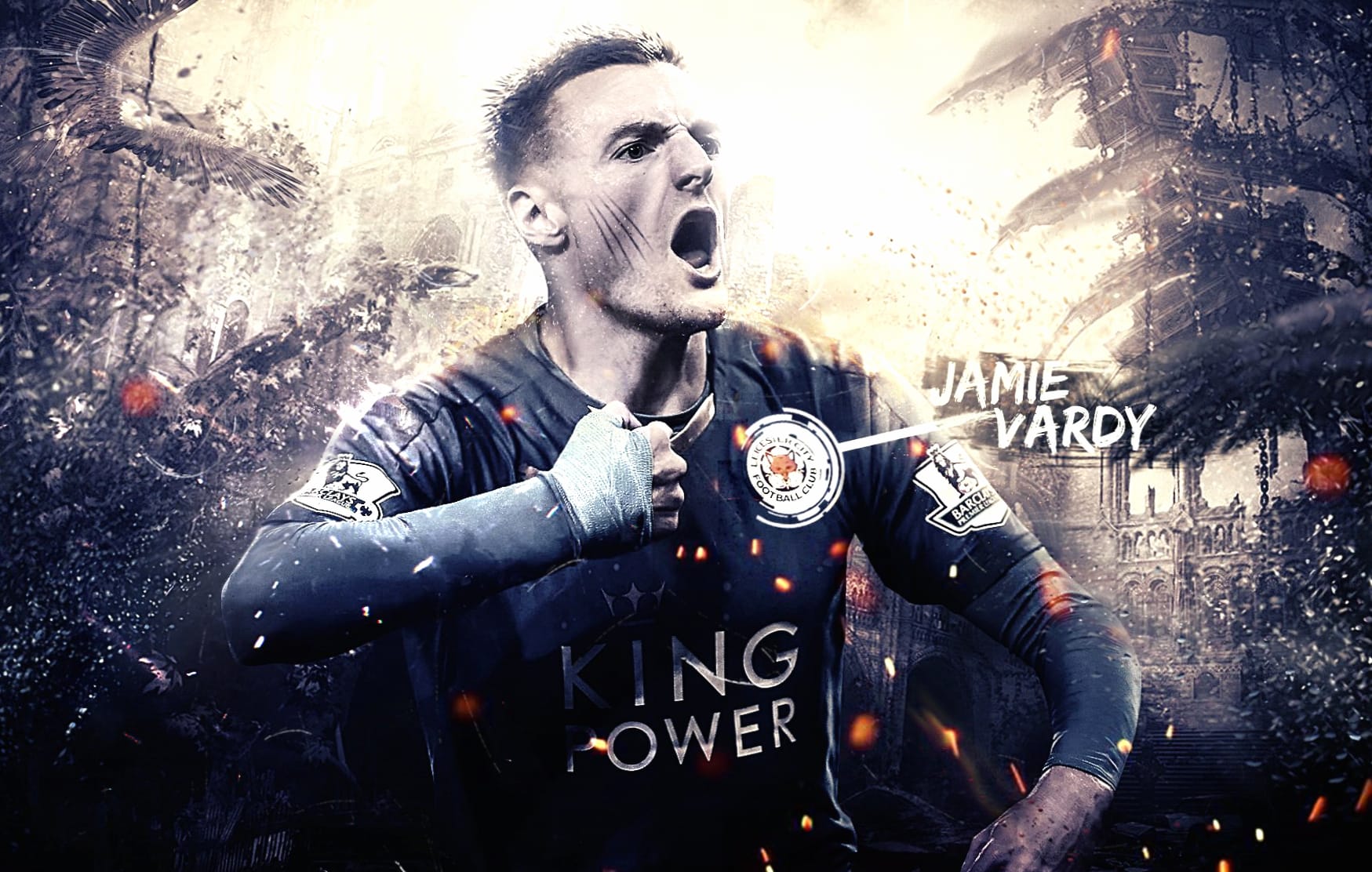 Jamie Vardy at 1152 x 864 size wallpapers HD quality