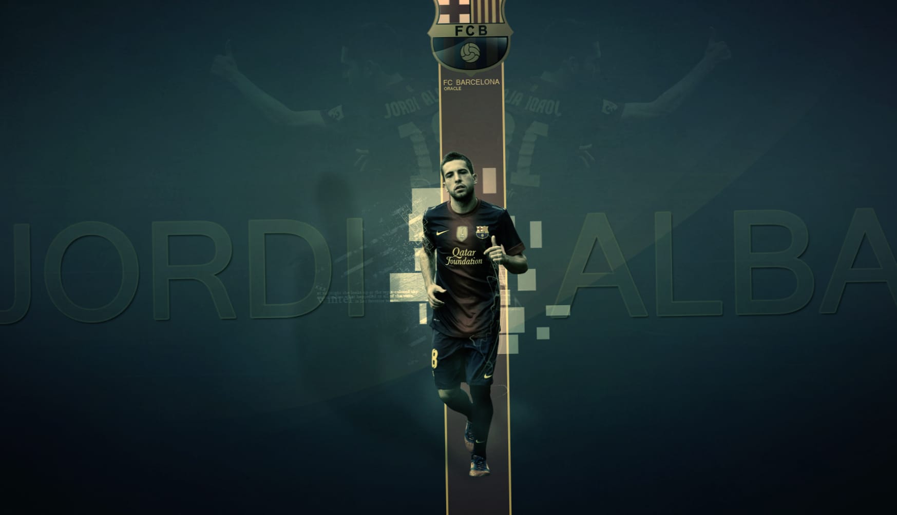 Jordi Alba at 750 x 1334 iPhone 6 size wallpapers HD quality