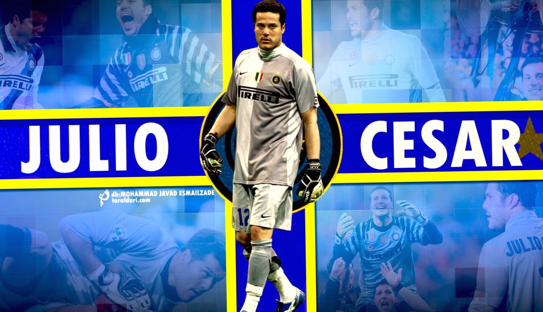 Julio Cesar at 320 x 480 iPhone size wallpapers HD quality
