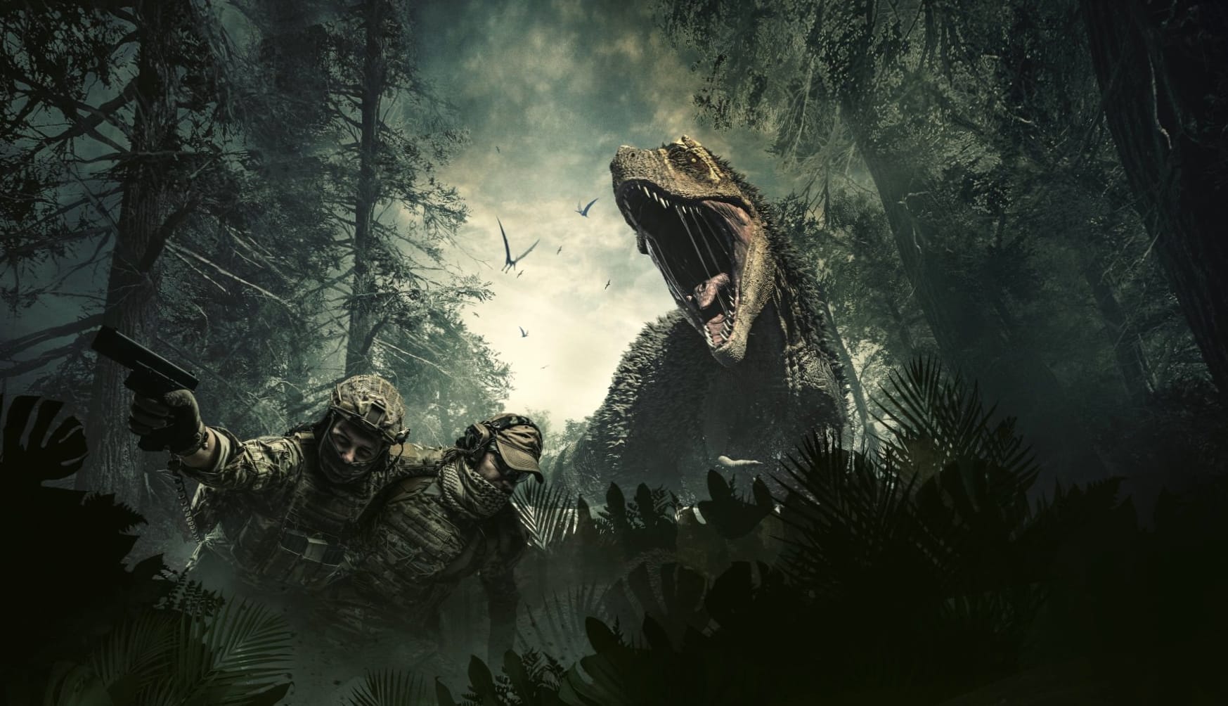 Jurassic Hunt at 750 x 1334 iPhone 6 size wallpapers HD quality