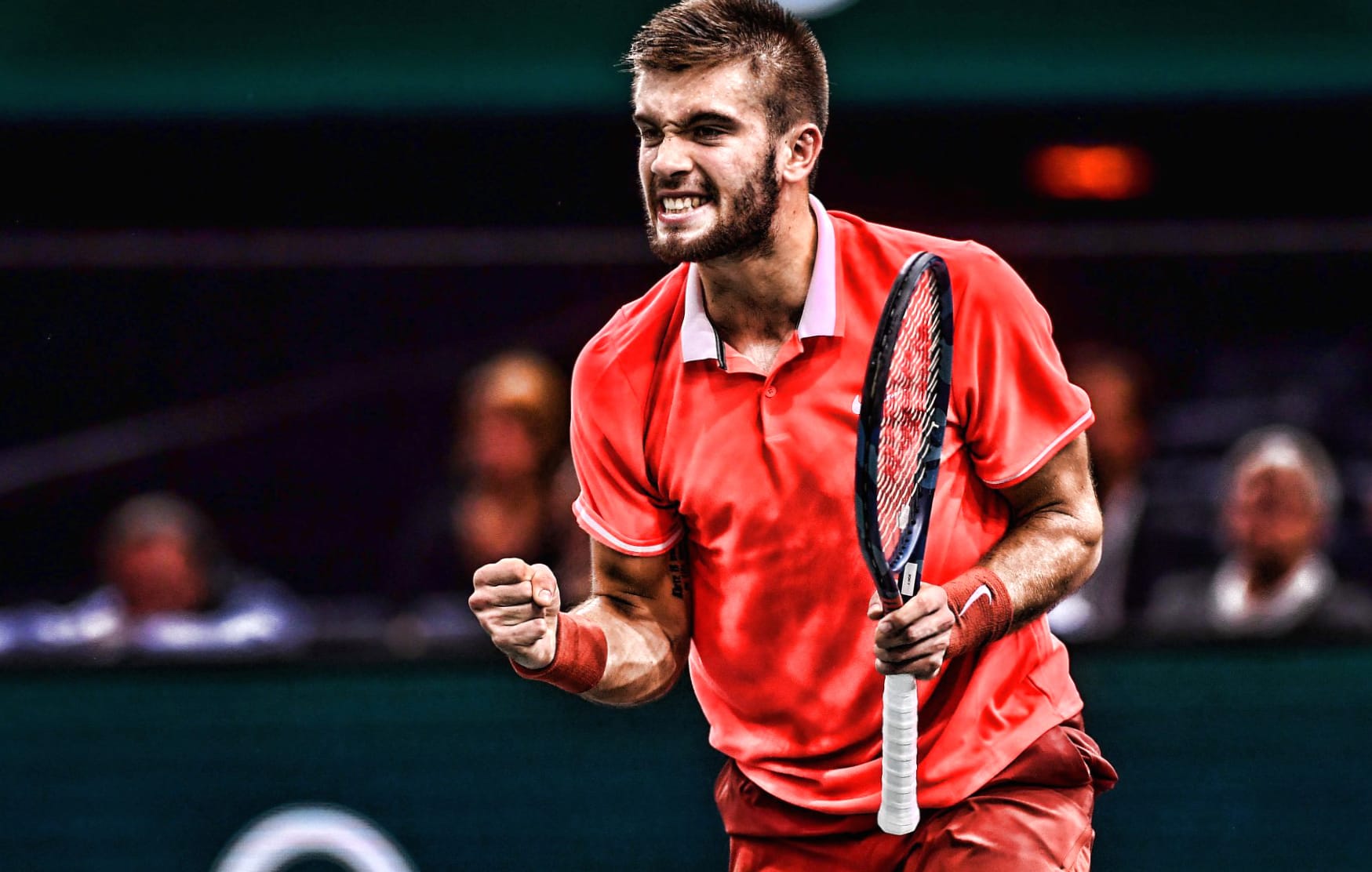 Karen Khachanov at 320 x 480 iPhone size wallpapers HD quality