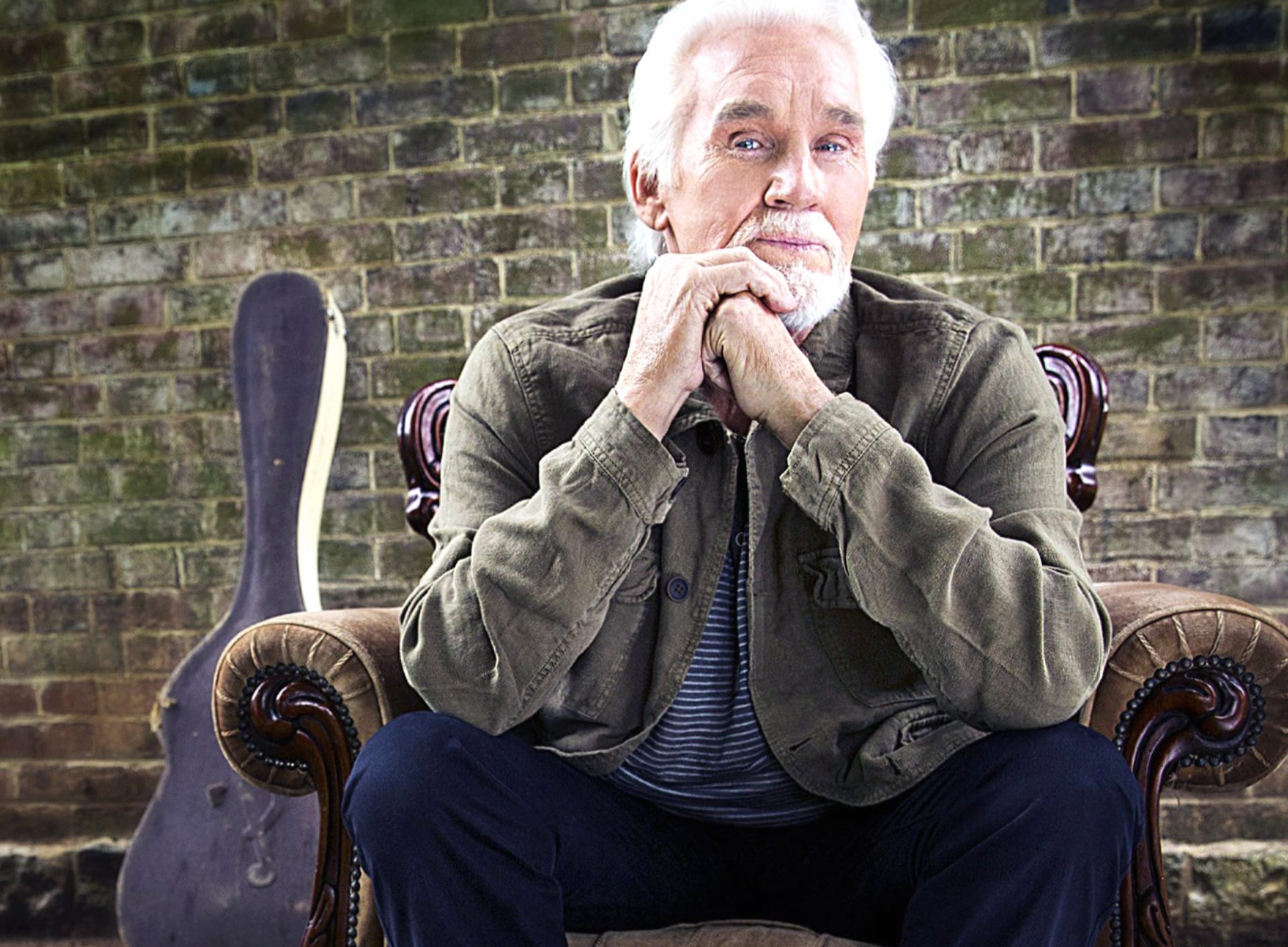 Kenny Rogers at 1024 x 1024 iPad size wallpapers HD quality