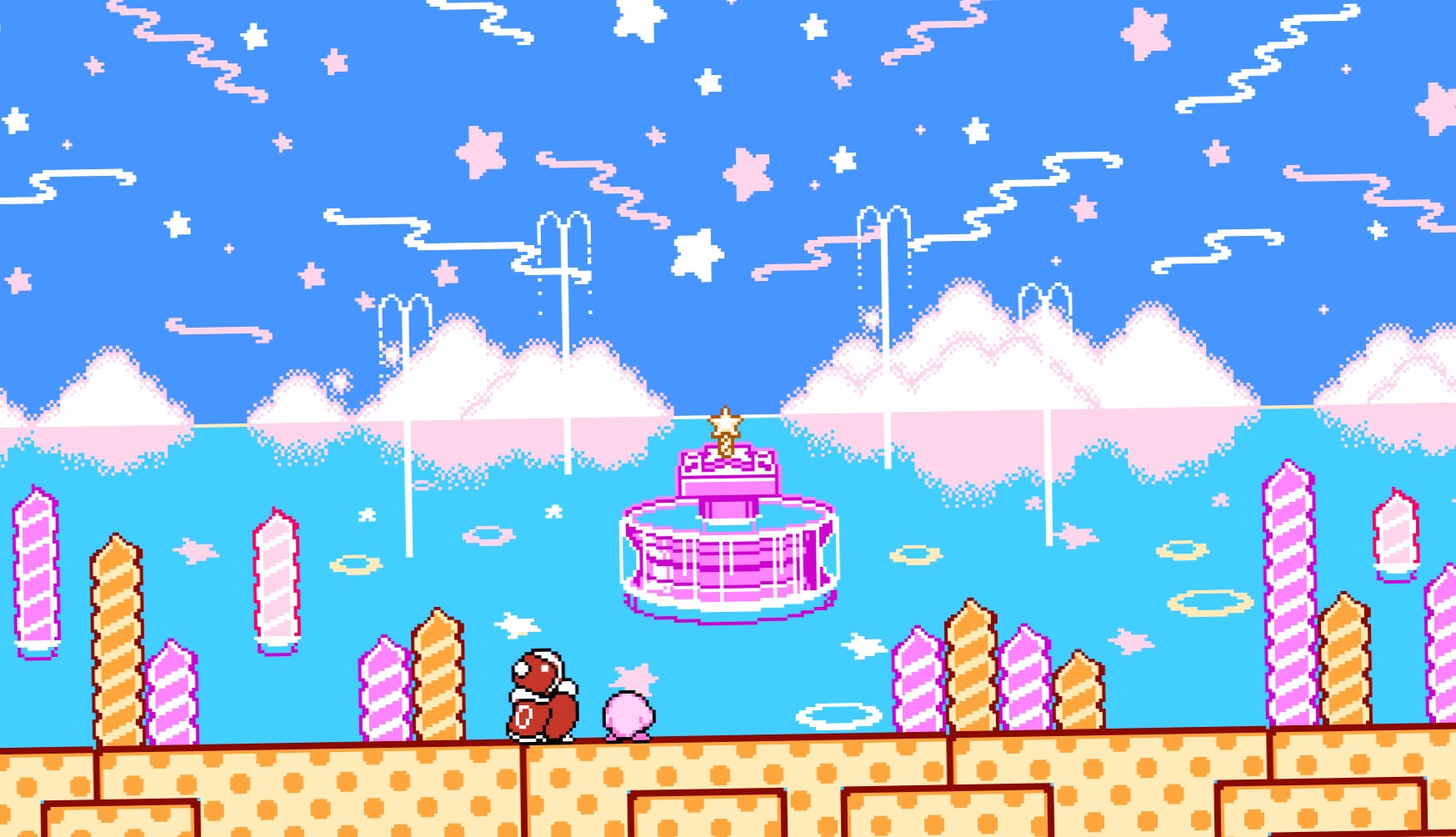 Kirbys Adventure at 1334 x 750 iPhone 7 size wallpapers HD quality