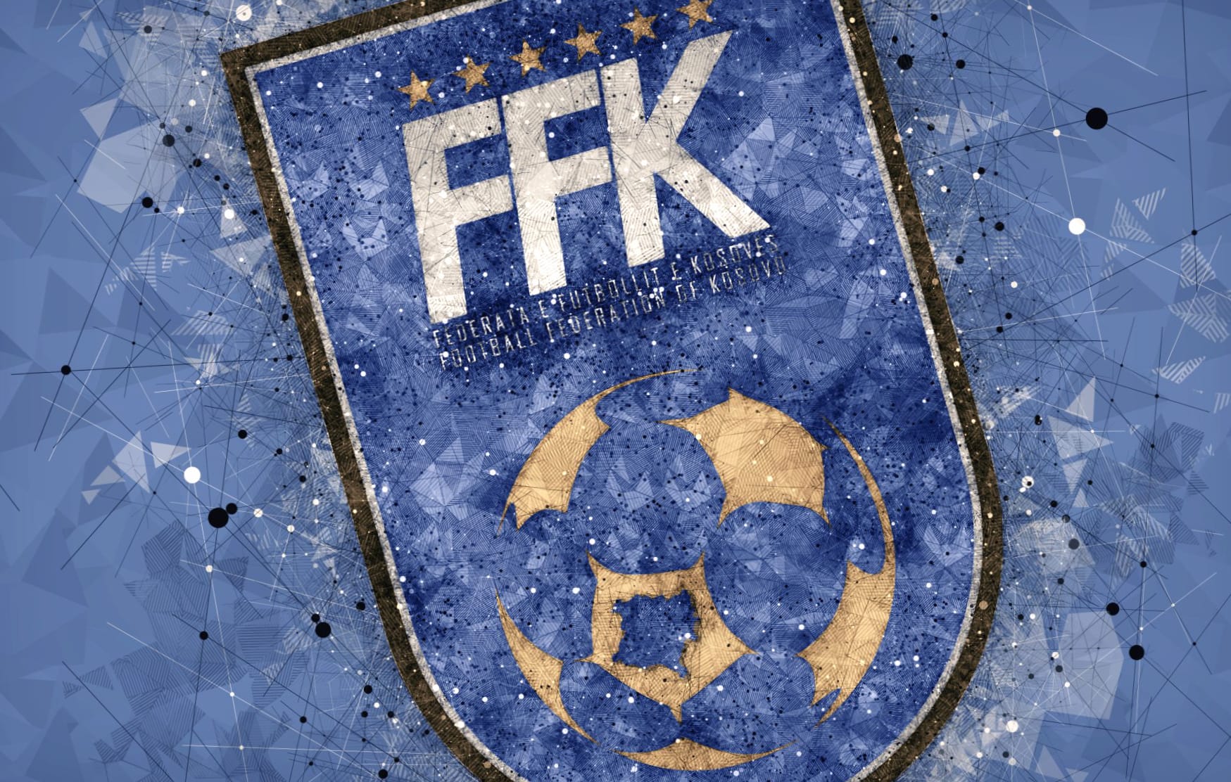 Kosovo National Football Team at 320 x 480 iPhone size wallpapers HD quality
