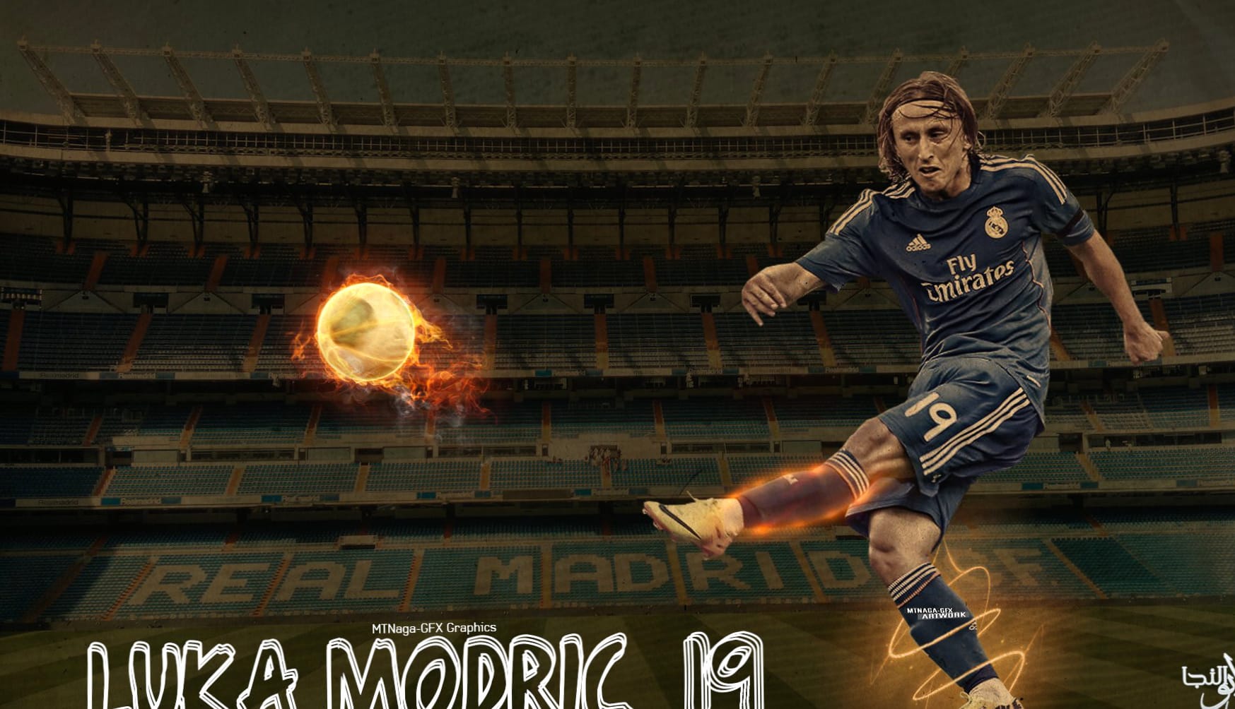 Luka Modric at 1334 x 750 iPhone 7 size wallpapers HD quality
