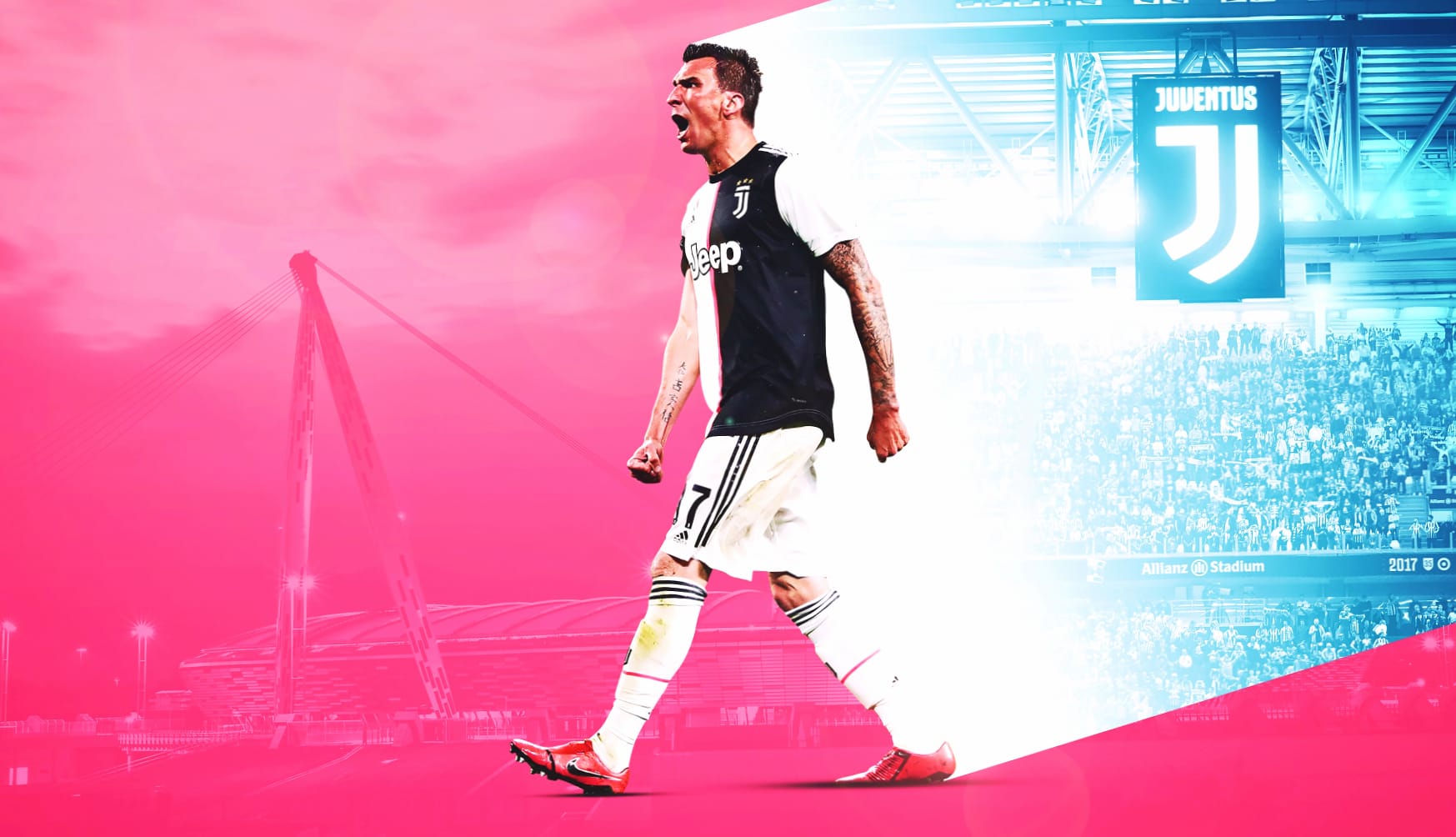 Mario Mandzukic at 750 x 1334 iPhone 6 size wallpapers HD quality