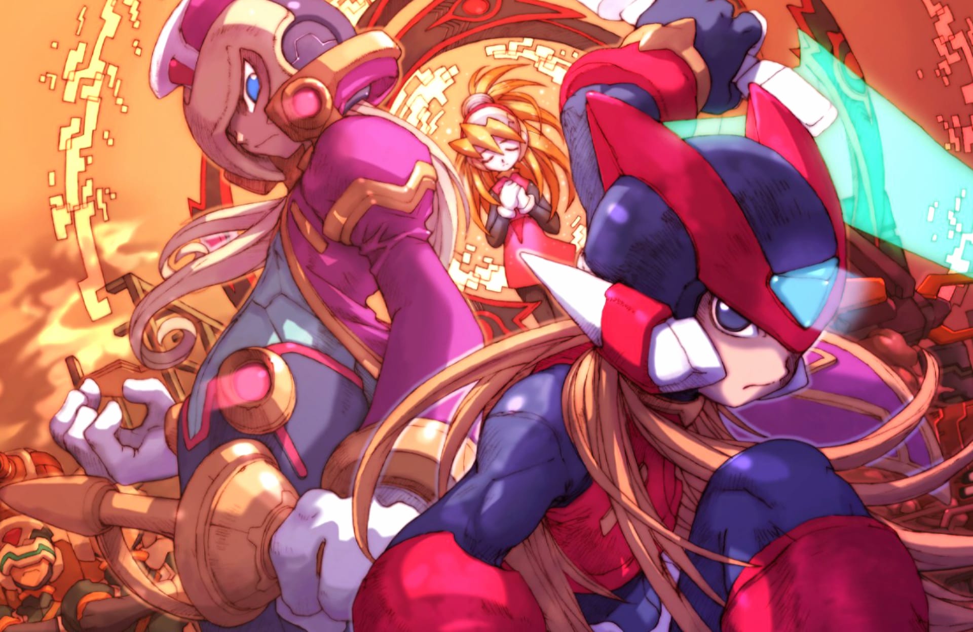 Mega Man Zero 2 at 320 x 480 iPhone size wallpapers HD quality