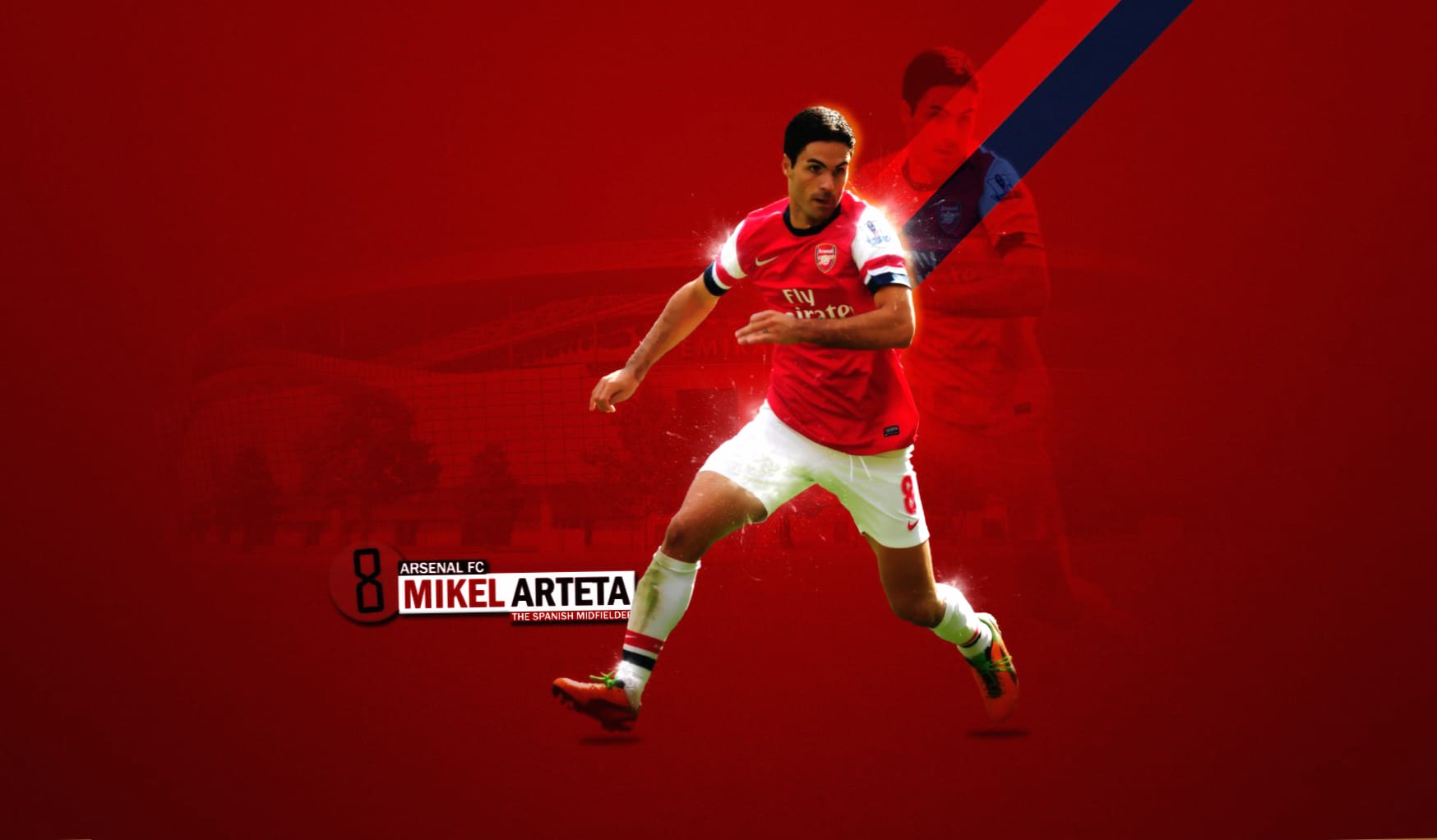 Mikel Arteta at 640 x 1136 iPhone 5 size wallpapers HD quality