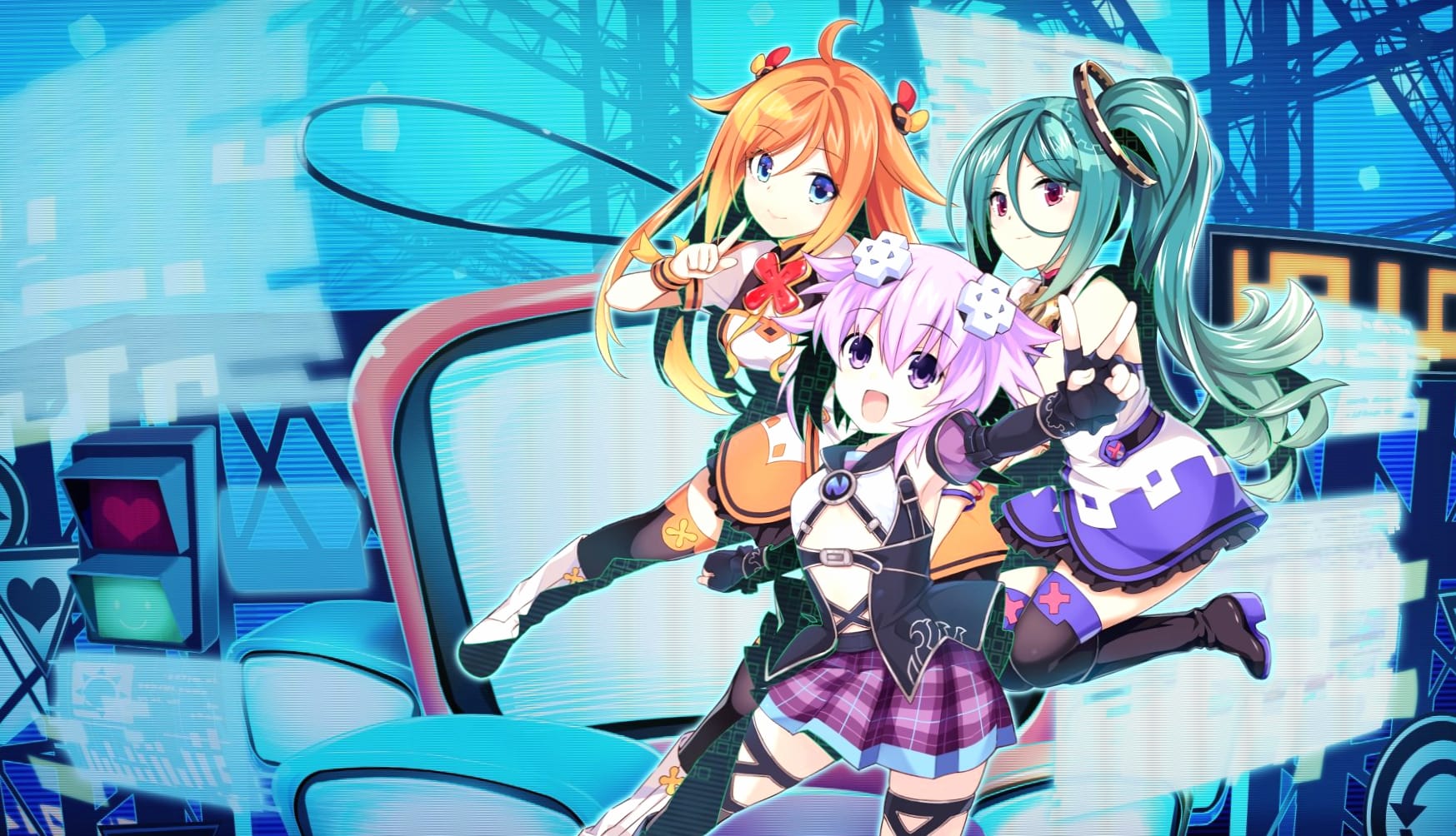Neptunia Virtual Stars at 640 x 1136 iPhone 5 size wallpapers HD quality
