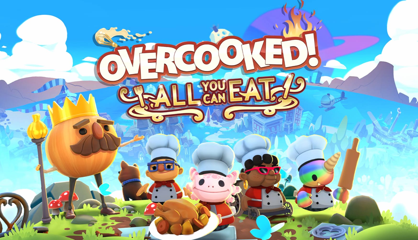 Overcooked All You Can Eat at 1334 x 750 iPhone 7 size wallpapers HD quality
