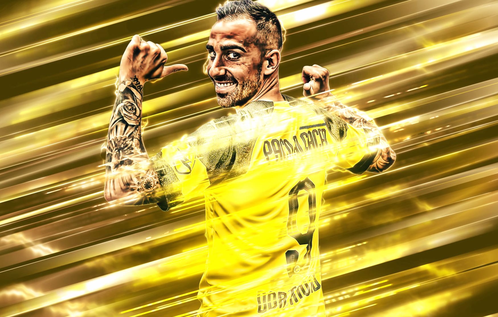 Paco Alcacer at 2048 x 2048 iPad size wallpapers HD quality