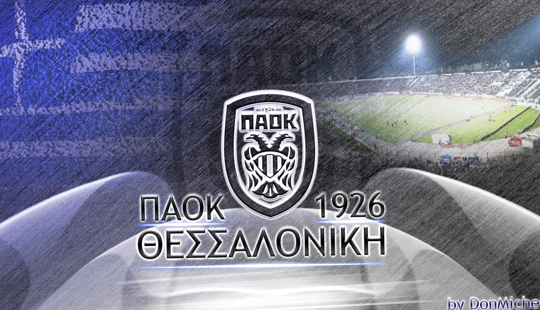 PAOK FC at 1024 x 1024 iPad size wallpapers HD quality