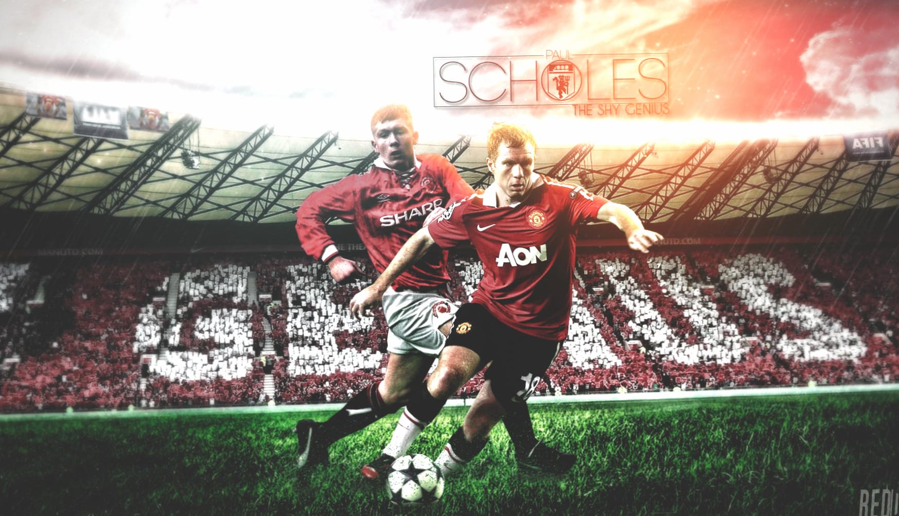 Paul Scholes at 1024 x 768 size wallpapers HD quality