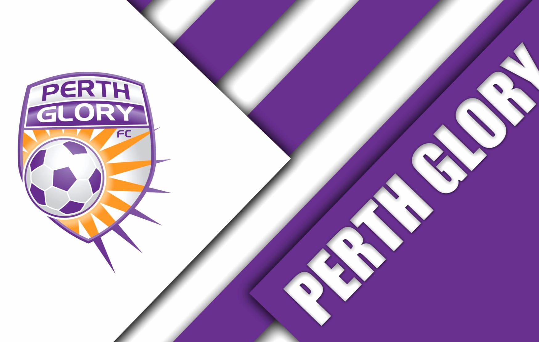 Perth Glory FC at 2048 x 2048 iPad size wallpapers HD quality