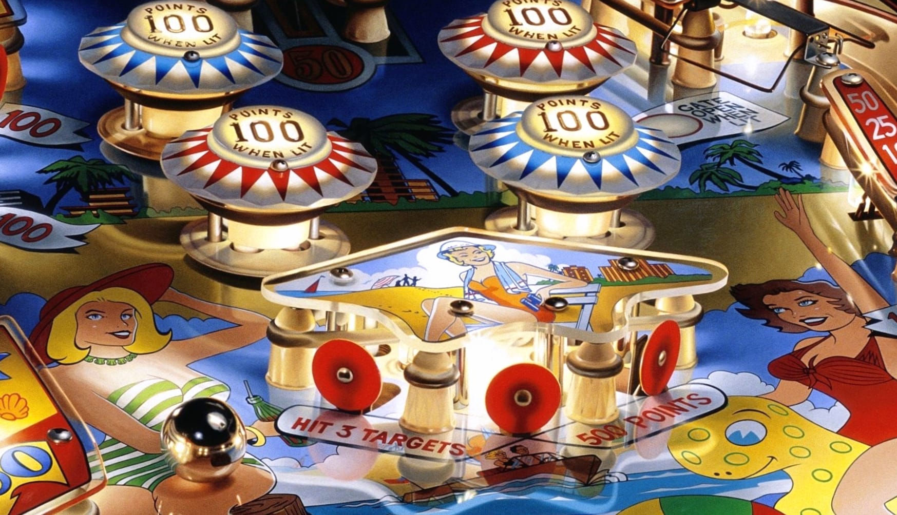 Pinball at 640 x 960 iPhone 4 size wallpapers HD quality