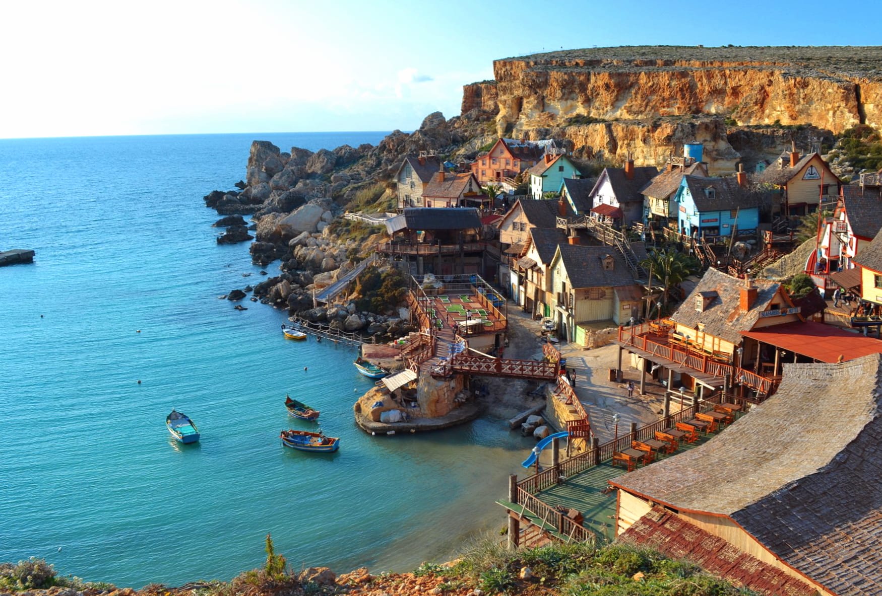 Popeye Village at 640 x 1136 iPhone 5 size wallpapers HD quality