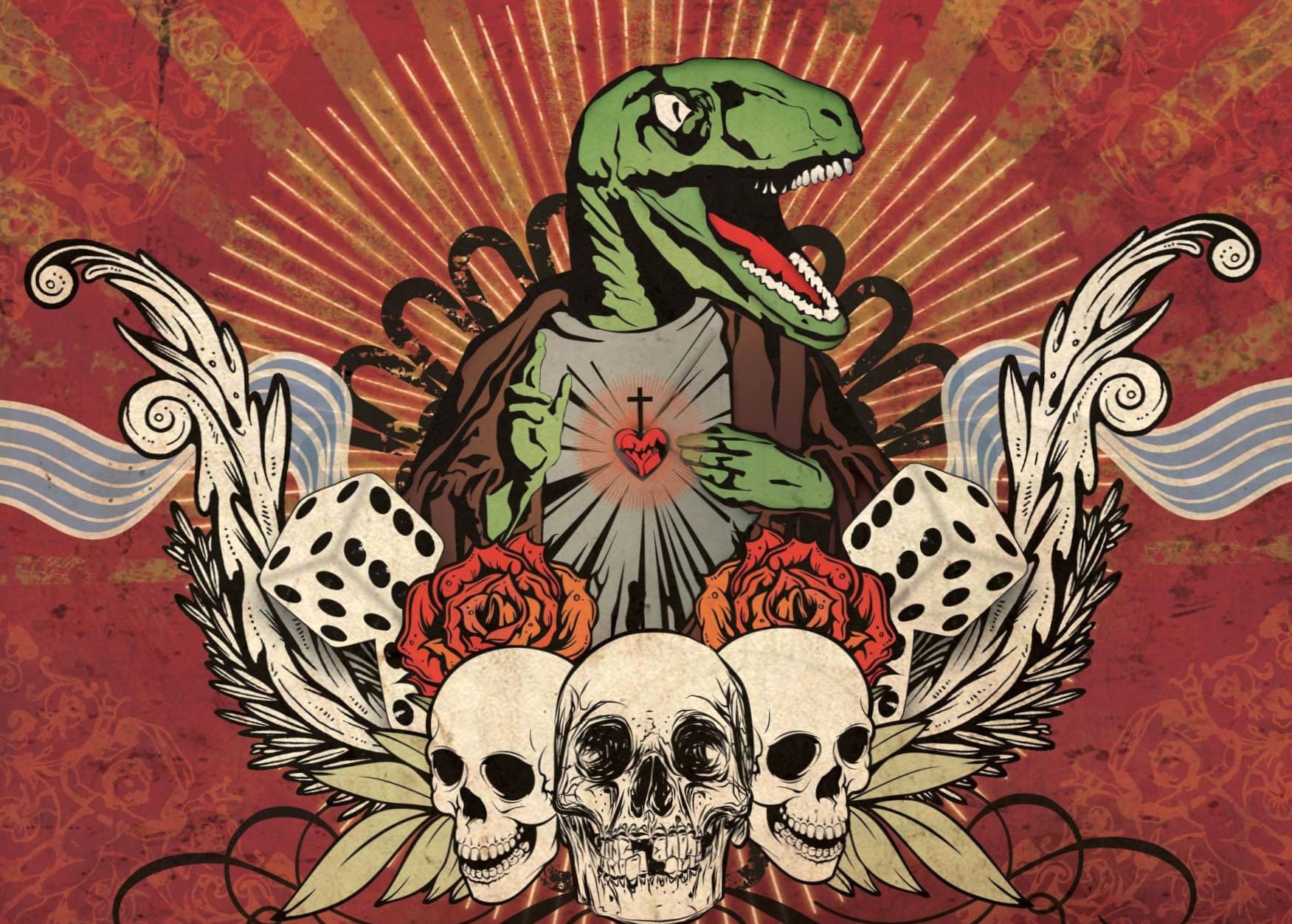 Raptor Jesus at 750 x 1334 iPhone 6 size wallpapers HD quality
