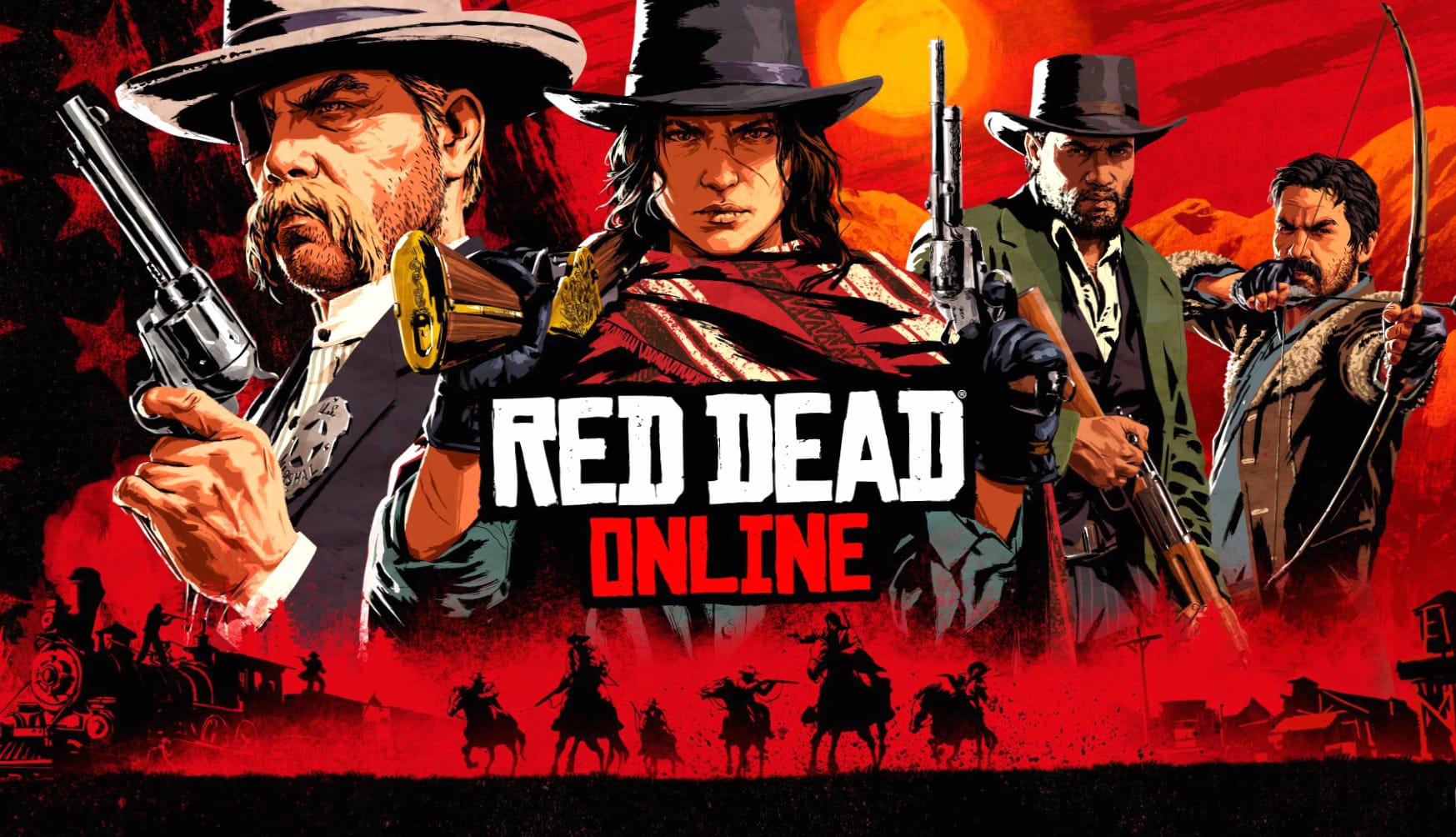 Red Dead Online at 320 x 480 iPhone size wallpapers HD quality