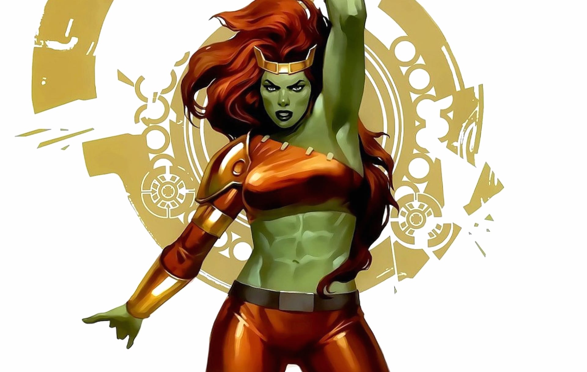 Savage She-Hulk at 1024 x 1024 iPad size wallpapers HD quality
