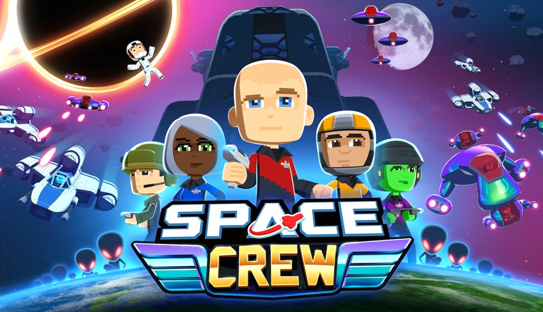 Space Crew at 1152 x 864 size wallpapers HD quality