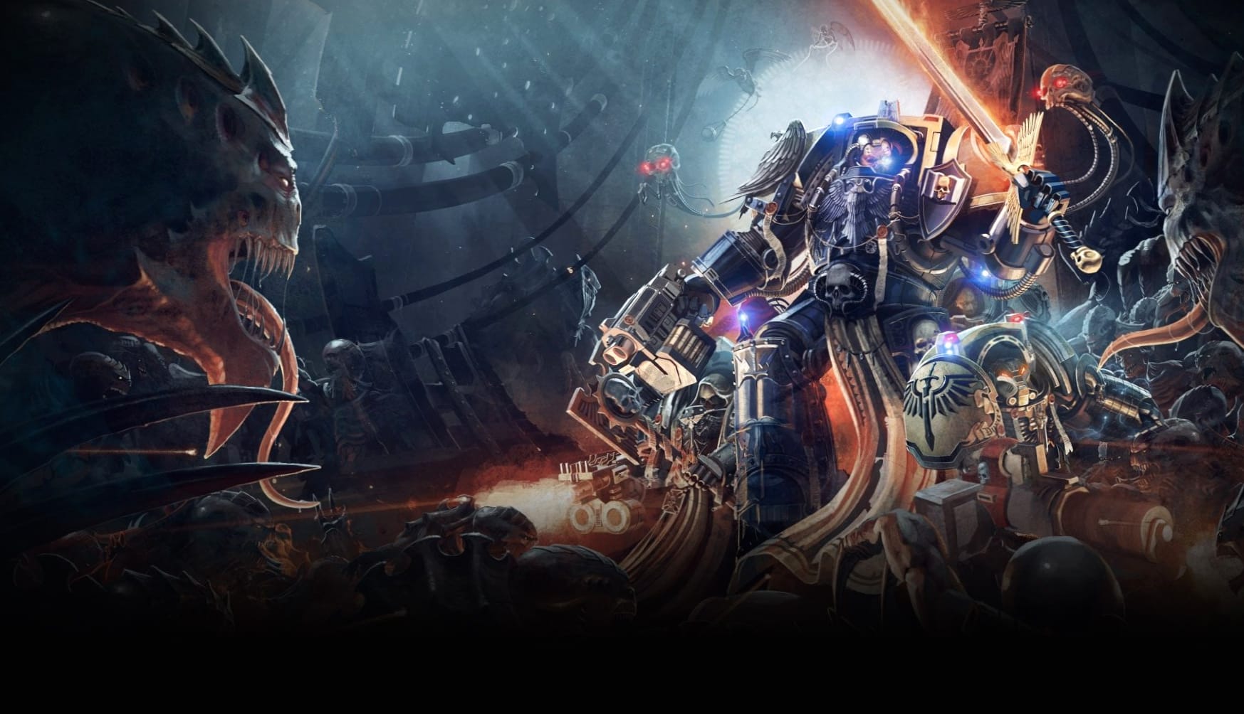 Space Hulk Deathwing at 640 x 1136 iPhone 5 size wallpapers HD quality