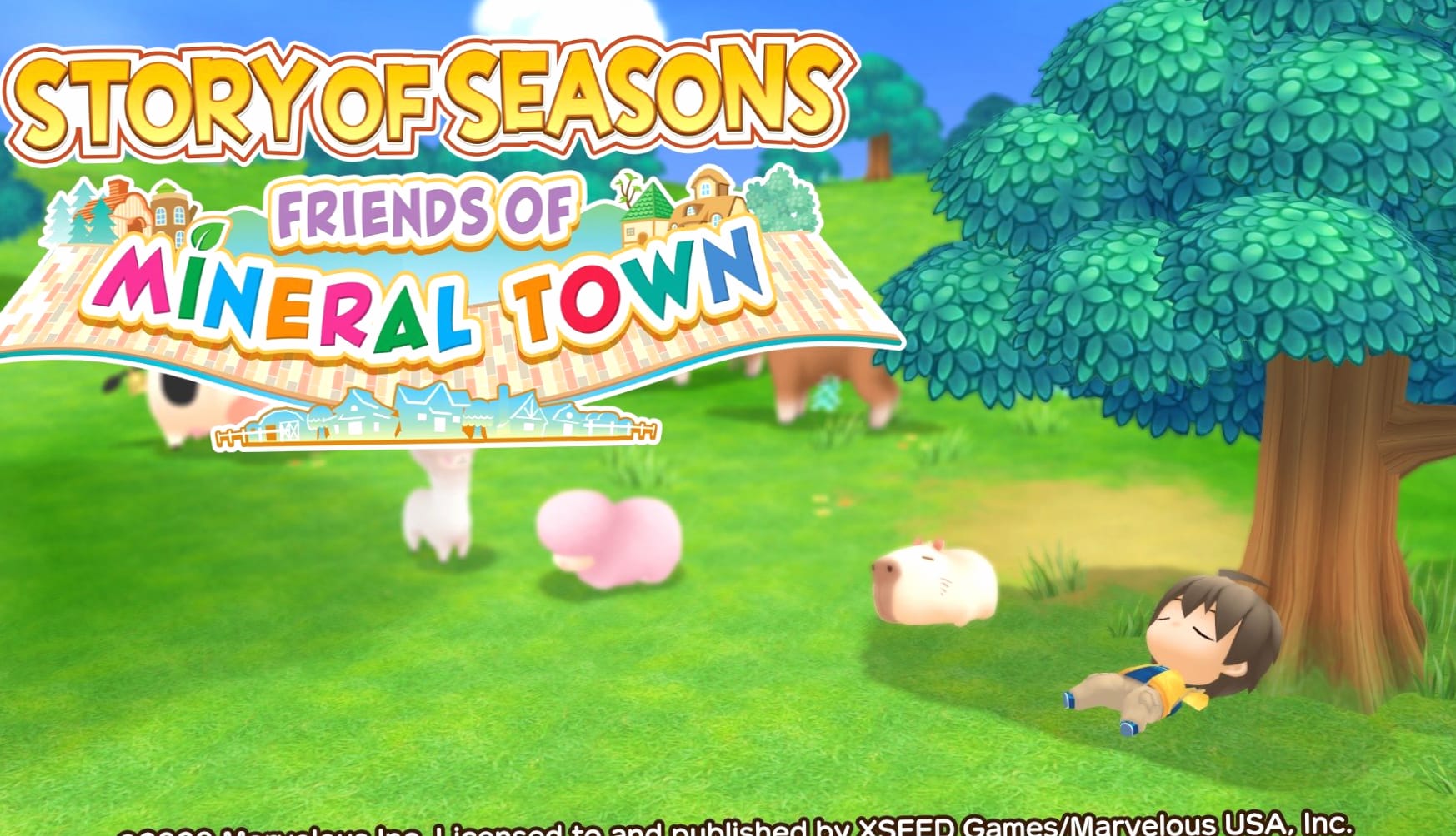 Story of Seasons Friends of Mineral Town at 640 x 1136 iPhone 5 size wallpapers HD quality