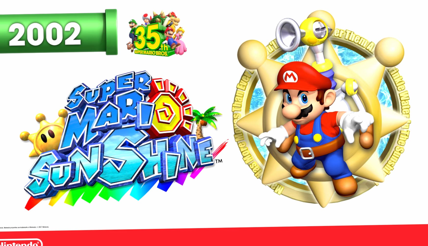 Super Mario Sunshine 2048 x 2048 iPad wallpaper download