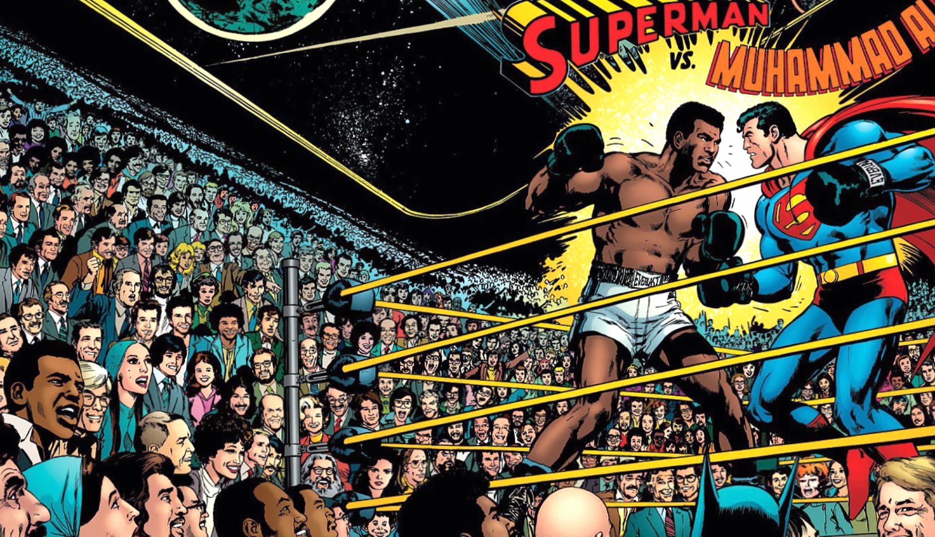 Superman vs. Muhammad Ali wallpapers HD quality