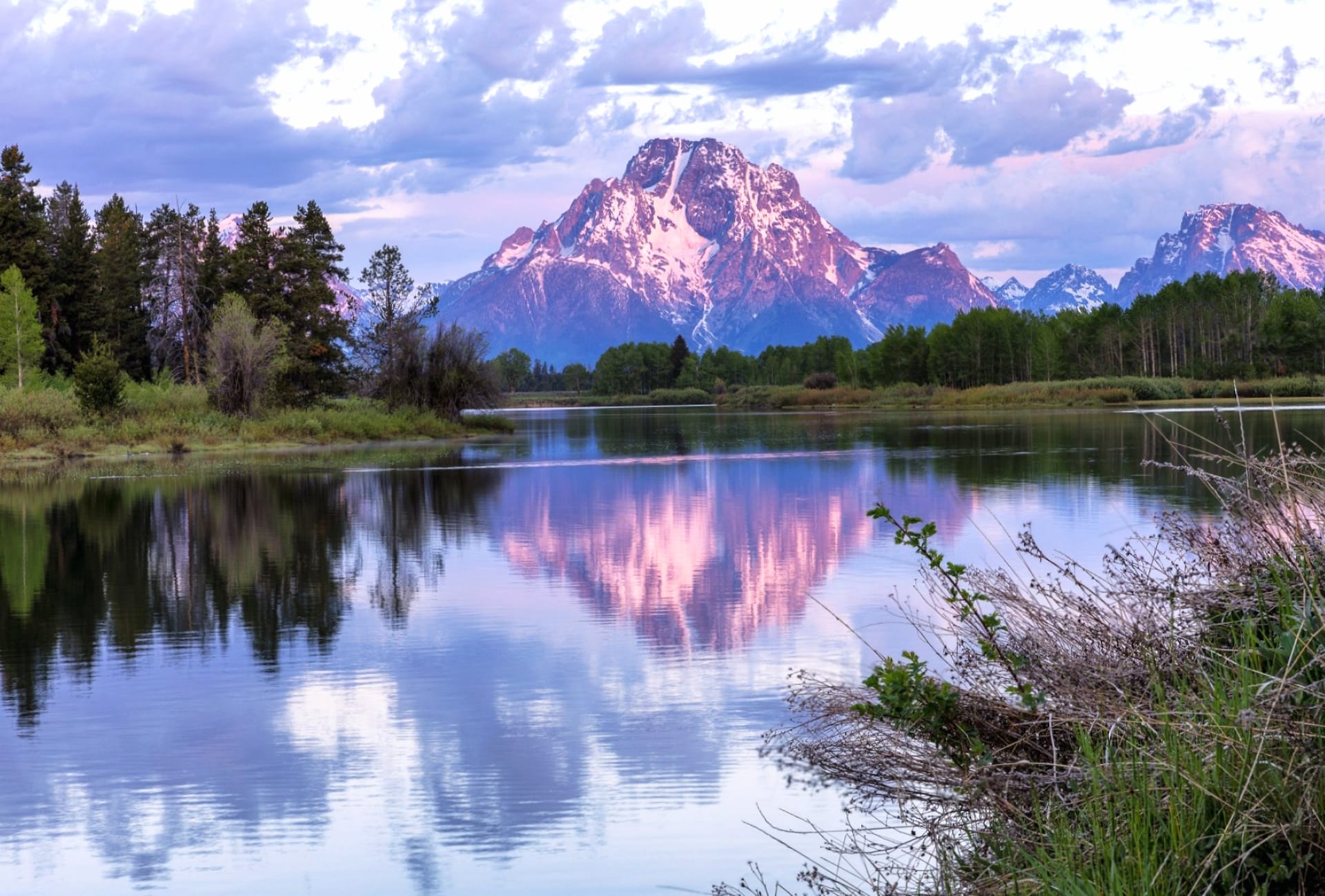 Teton Range at 320 x 480 iPhone size wallpapers HD quality